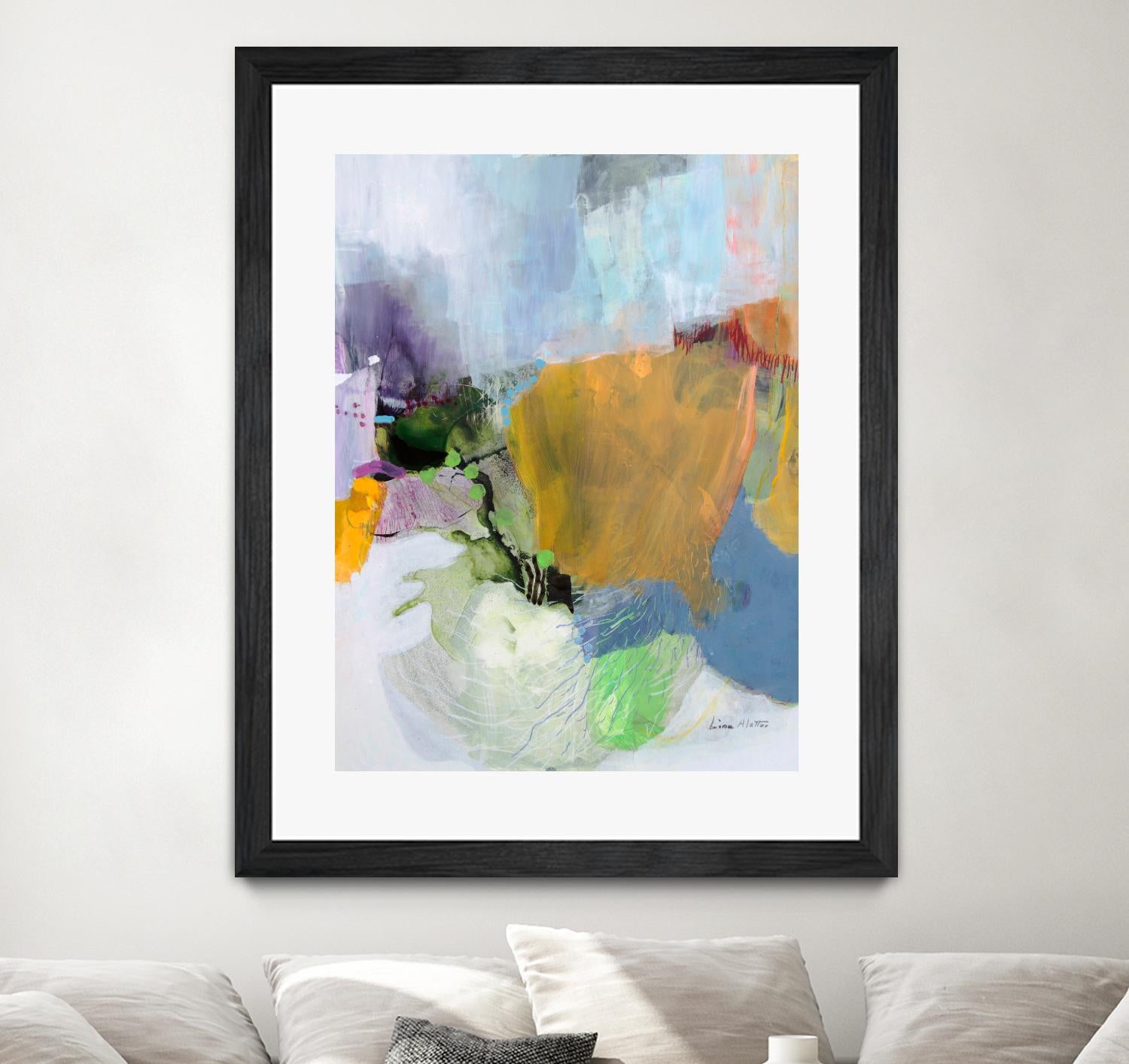 Where There Is Always More by Lina Alattar on GIANT ART - multicolor abstracts; contemporary