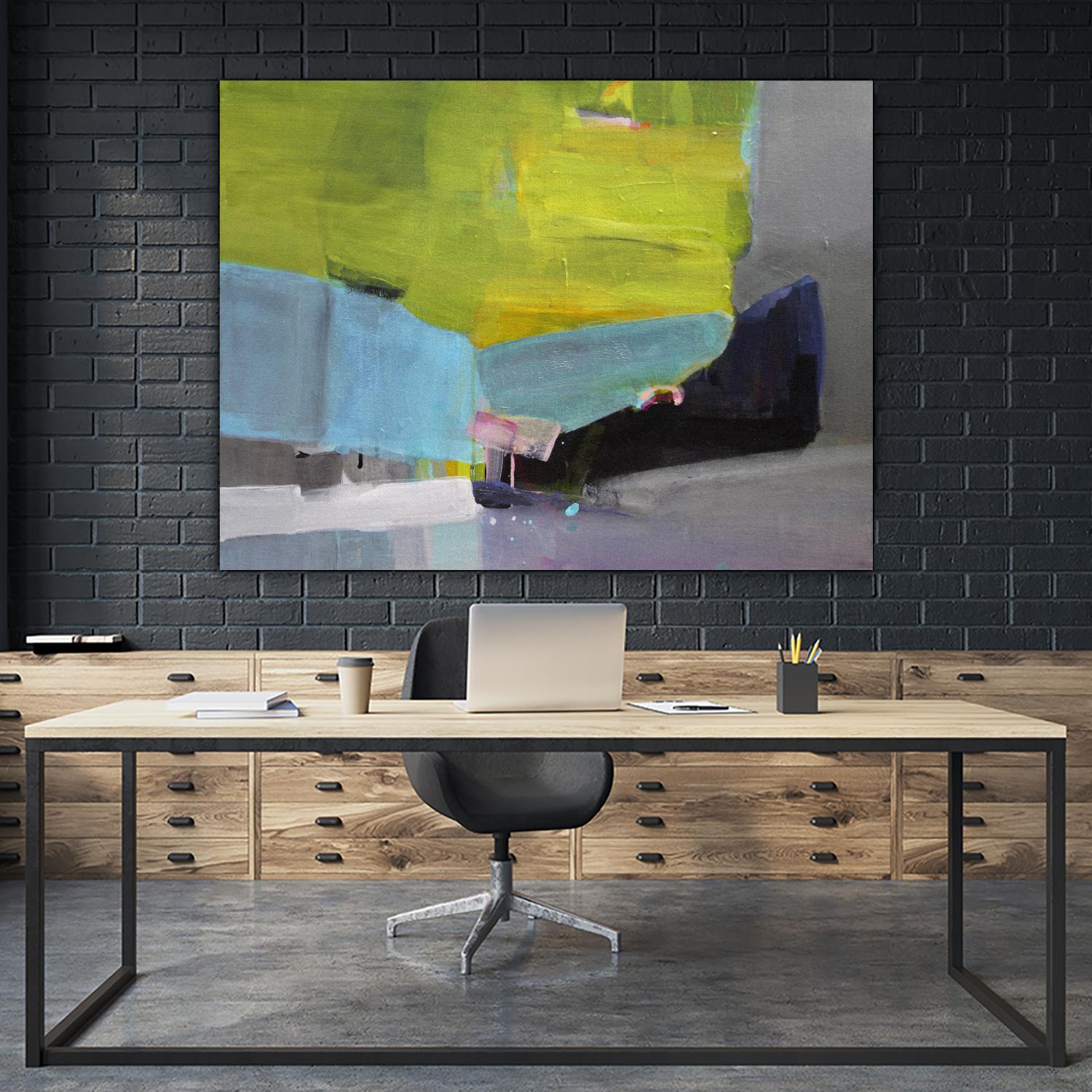 Nestled Reflection by Lina Alattar on GIANT ART - multicolor abstracts; contemporary