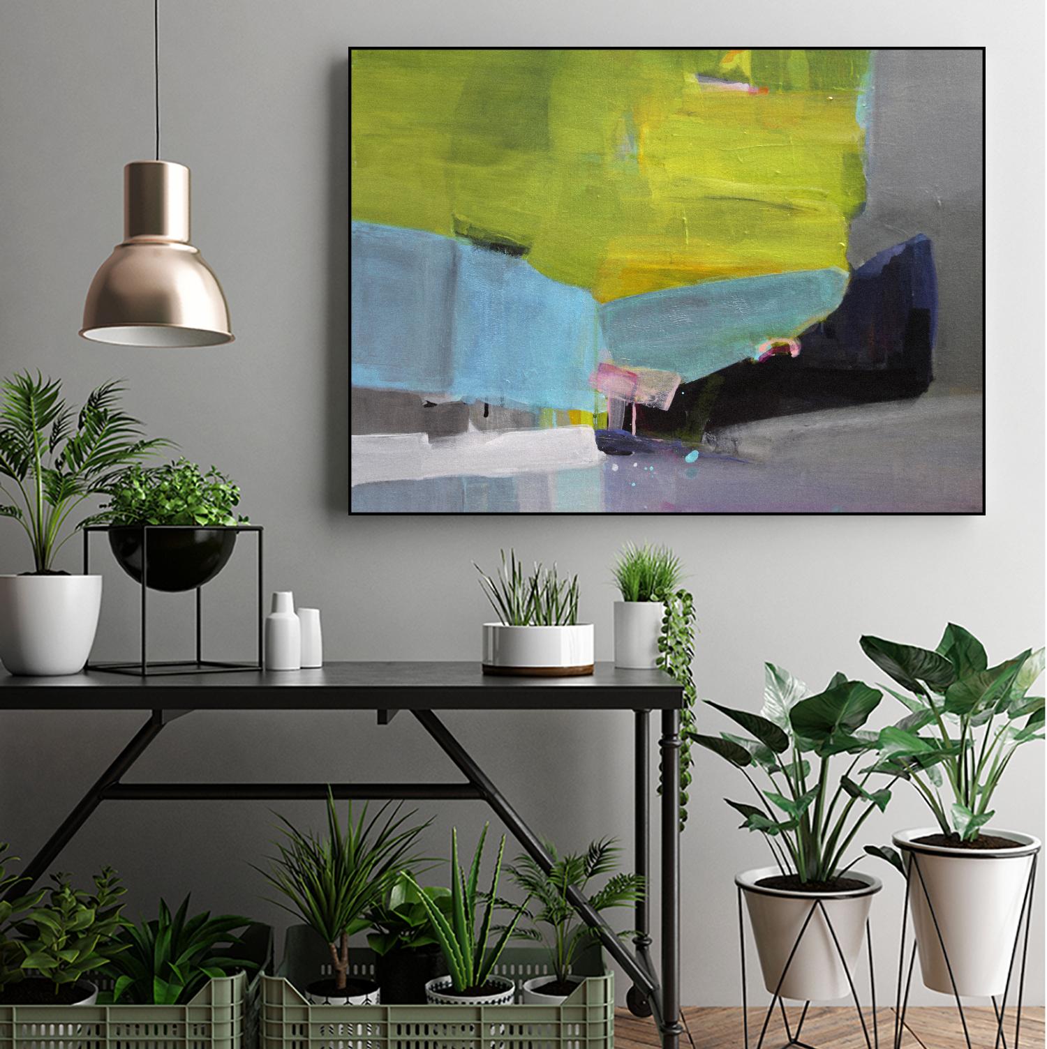 Nestled Reflection by Lina Alattar on GIANT ART - multicolor abstracts; contemporary