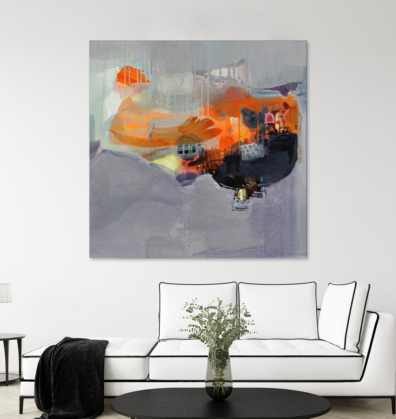 Carried Away by Lina Alattar on GIANT ART - multicolor abstracts; contemporary