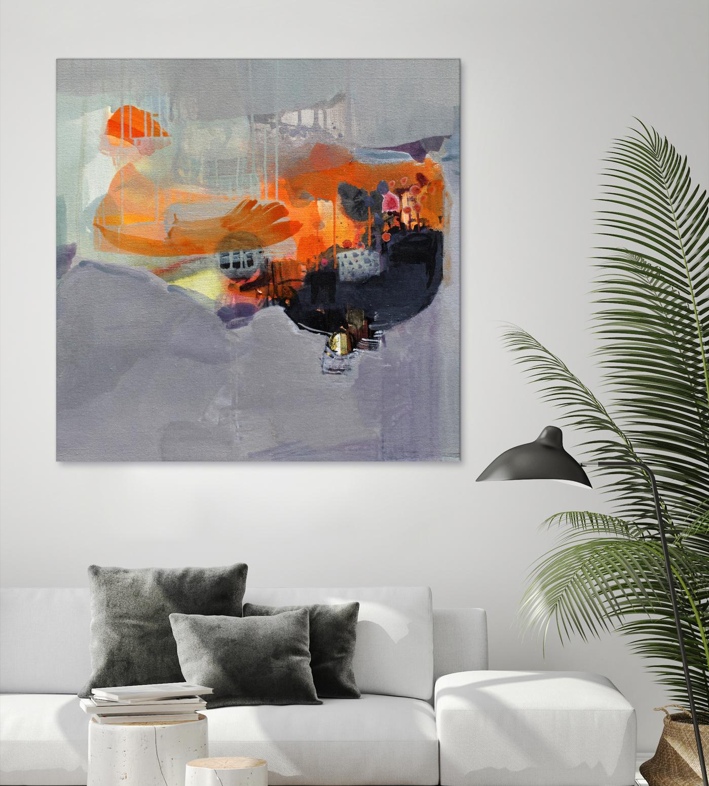 Carried Away by Lina Alattar on GIANT ART - multicolor abstracts; contemporary