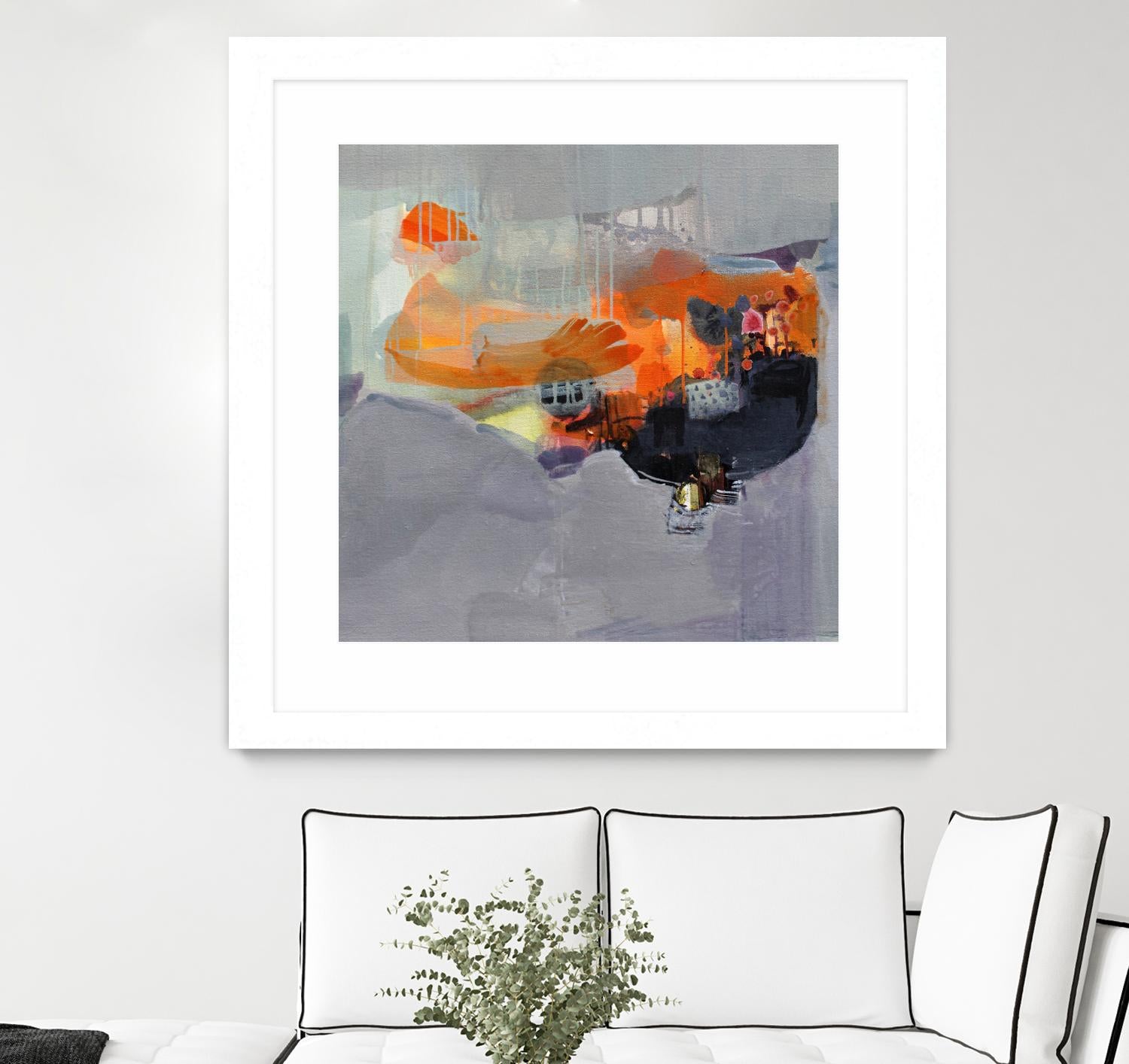 Carried Away by Lina Alattar on GIANT ART - multicolor abstracts; contemporary