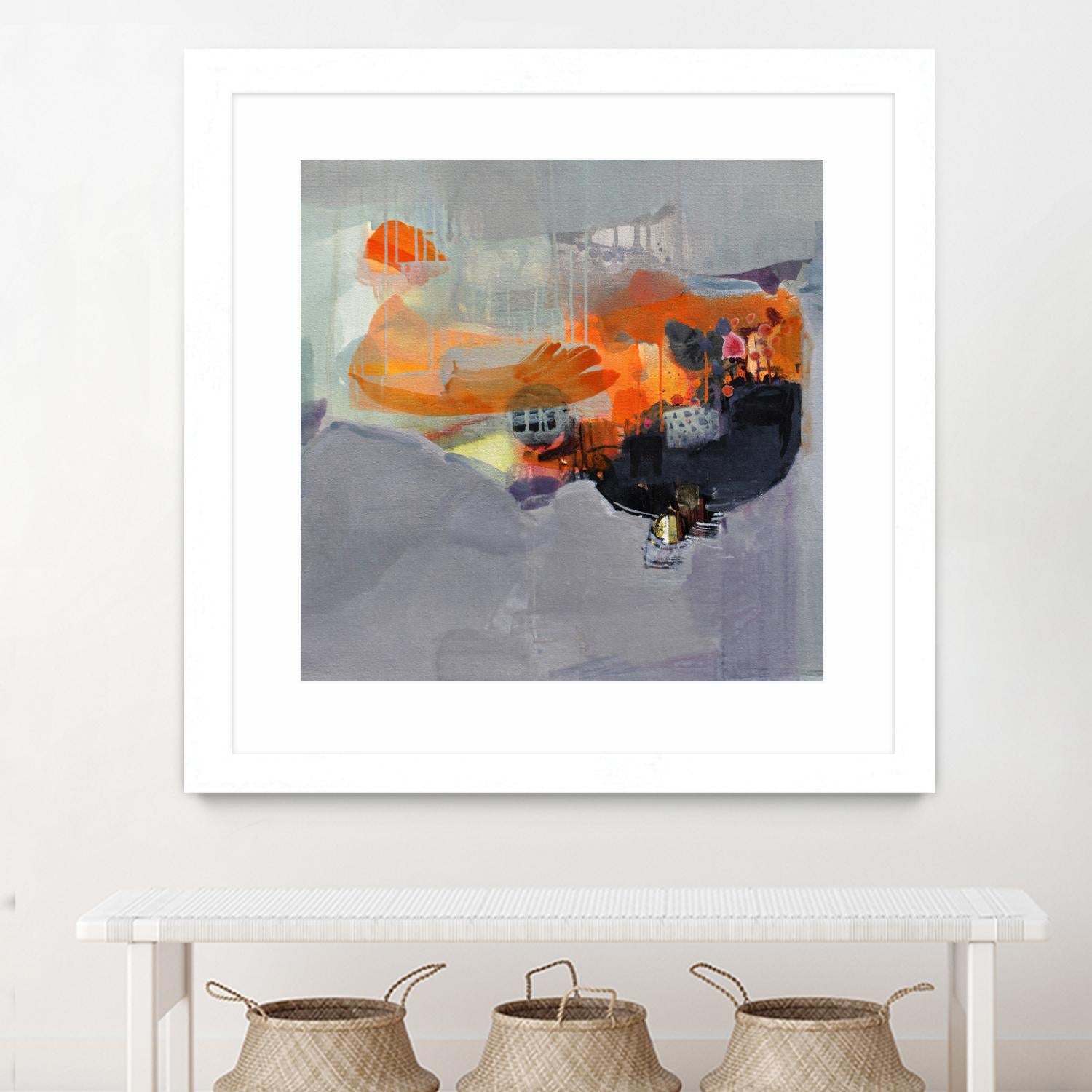 Carried Away by Lina Alattar on GIANT ART - multicolor abstracts; contemporary