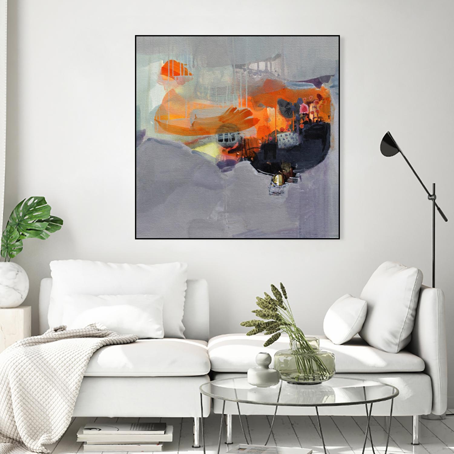 Carried Away by Lina Alattar on GIANT ART - multicolor abstracts; contemporary