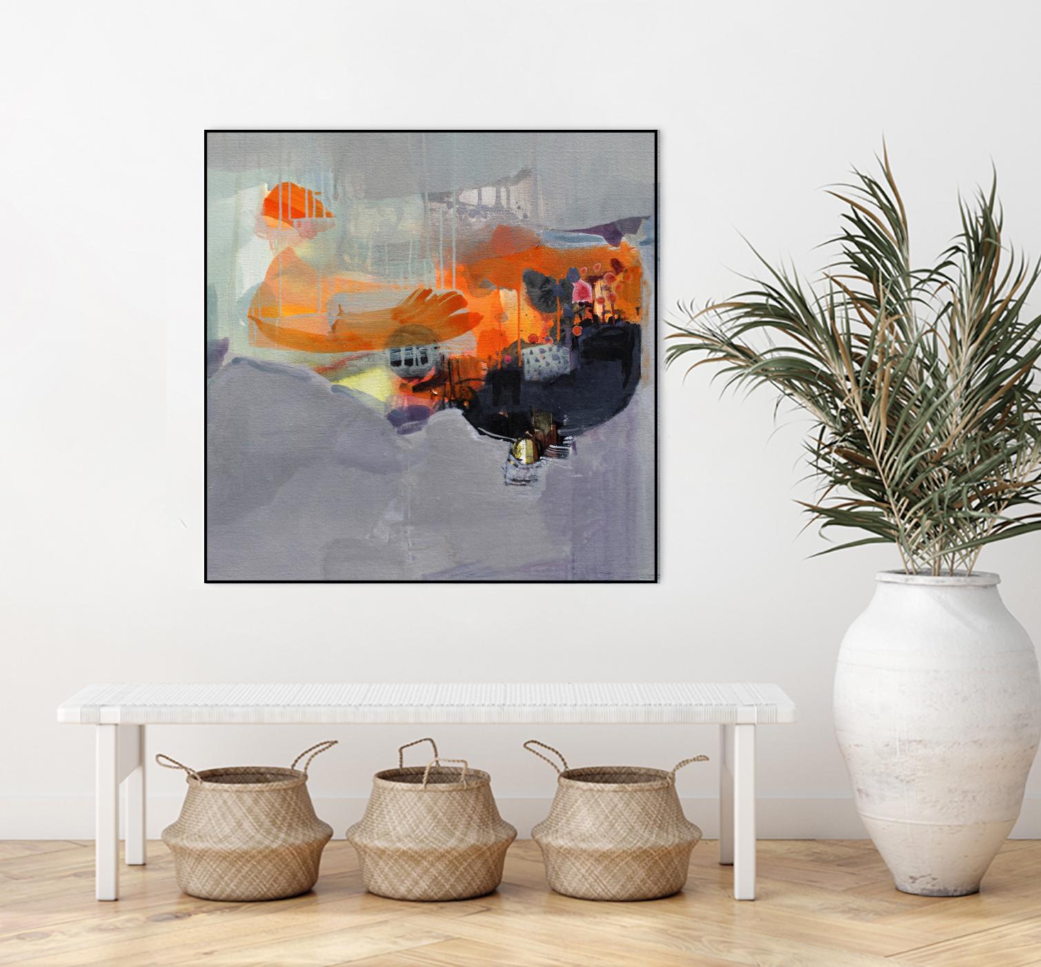 Carried Away by Lina Alattar on GIANT ART - multicolor abstracts; contemporary