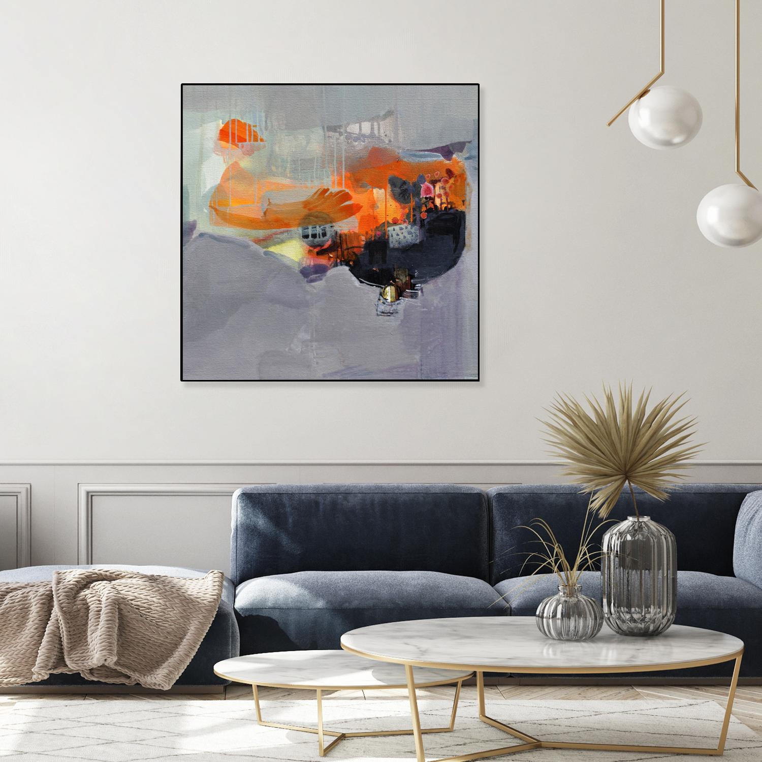 Carried Away by Lina Alattar on GIANT ART - multicolor abstracts; contemporary