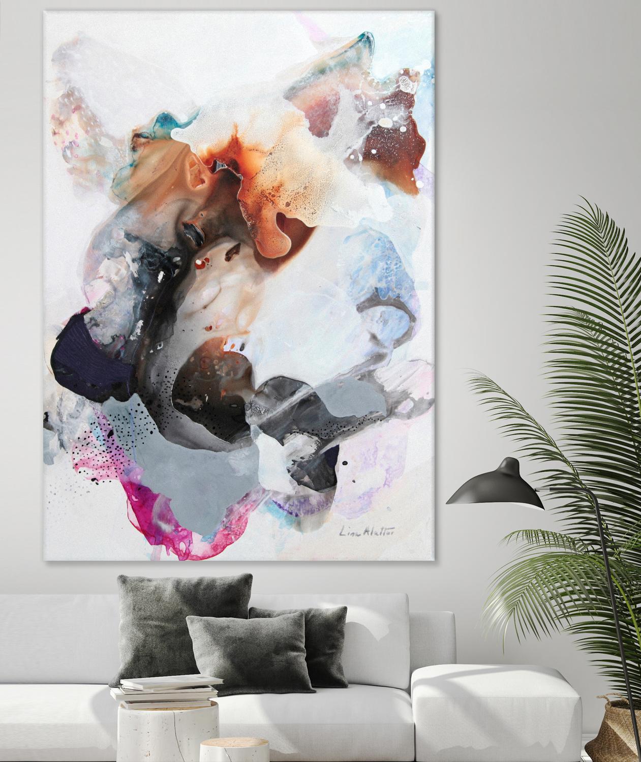 Without Intentions by Lina Alattar on GIANT ART - multicolor abstracts; contemporary