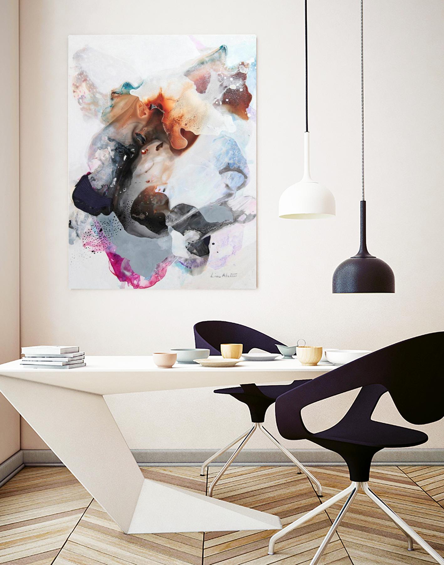 Without Intentions by Lina Alattar on GIANT ART - multicolor abstracts; contemporary