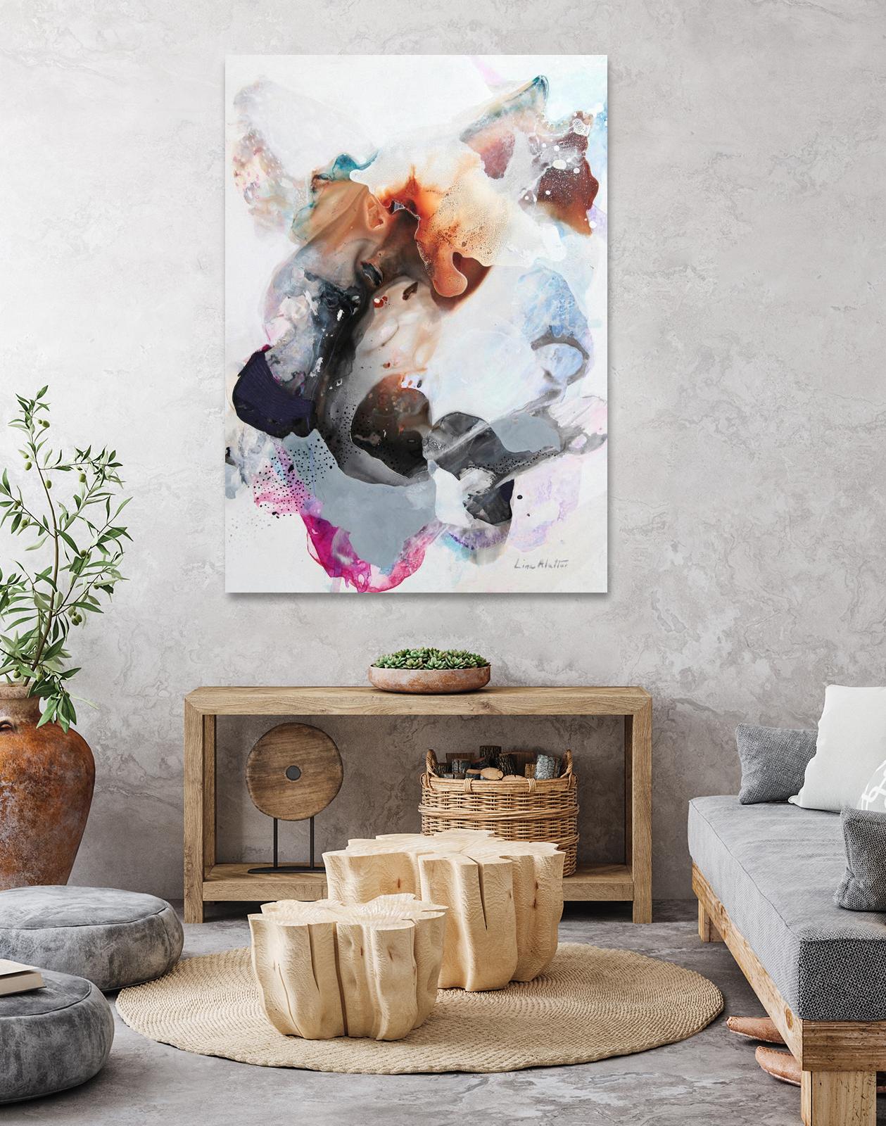 Without Intentions by Lina Alattar on GIANT ART - multicolor abstracts; contemporary