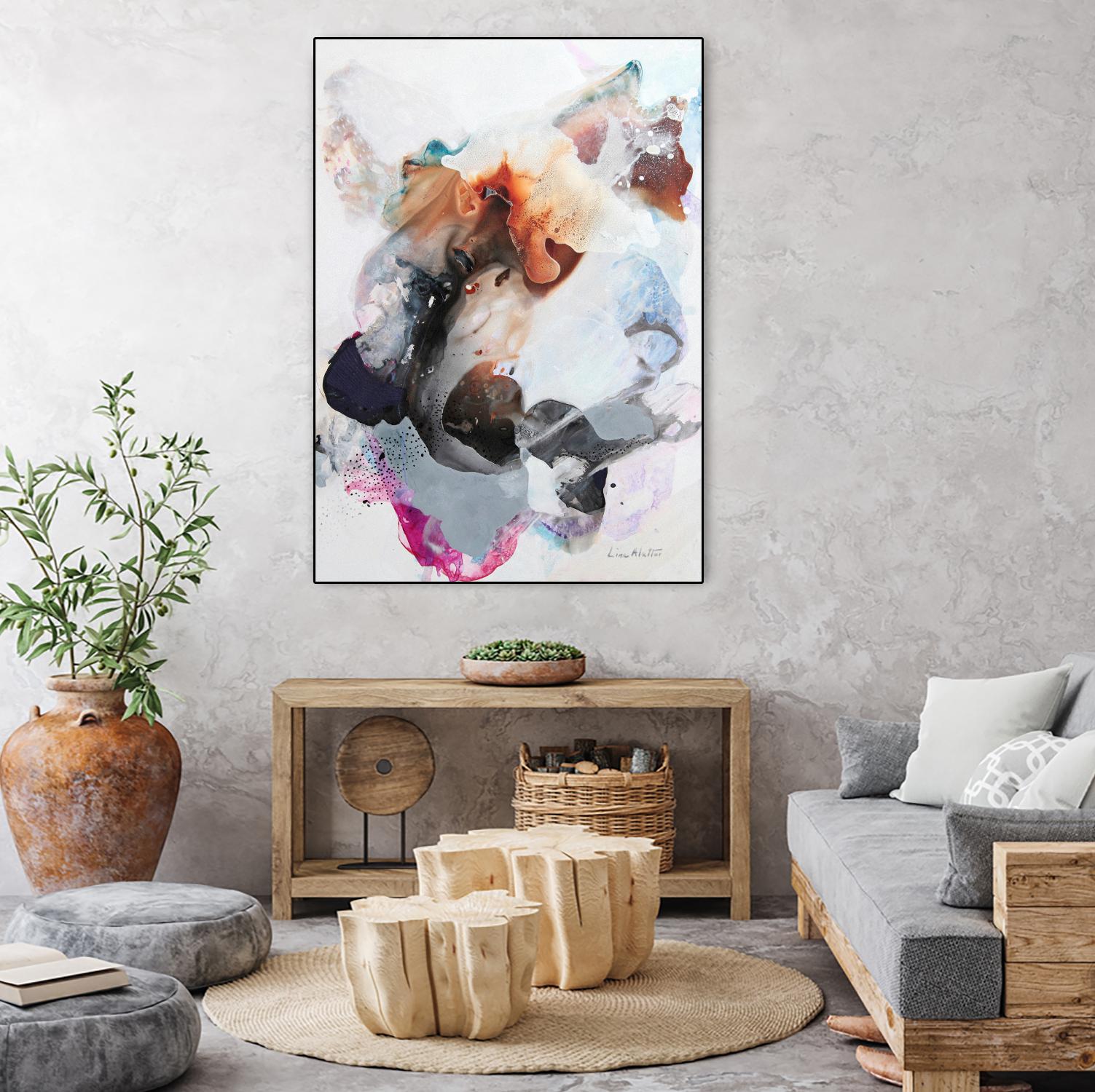 Without Intentions by Lina Alattar on GIANT ART - multicolor abstracts; contemporary