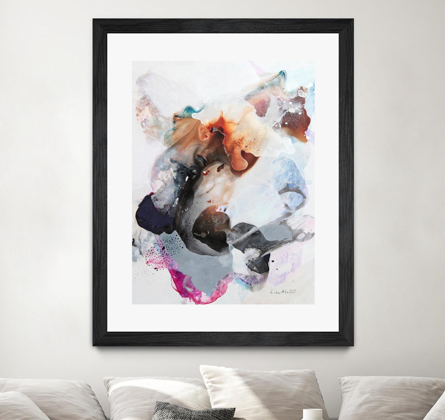 Without Intentions by Lina Alattar on GIANT ART - multicolor abstracts; contemporary