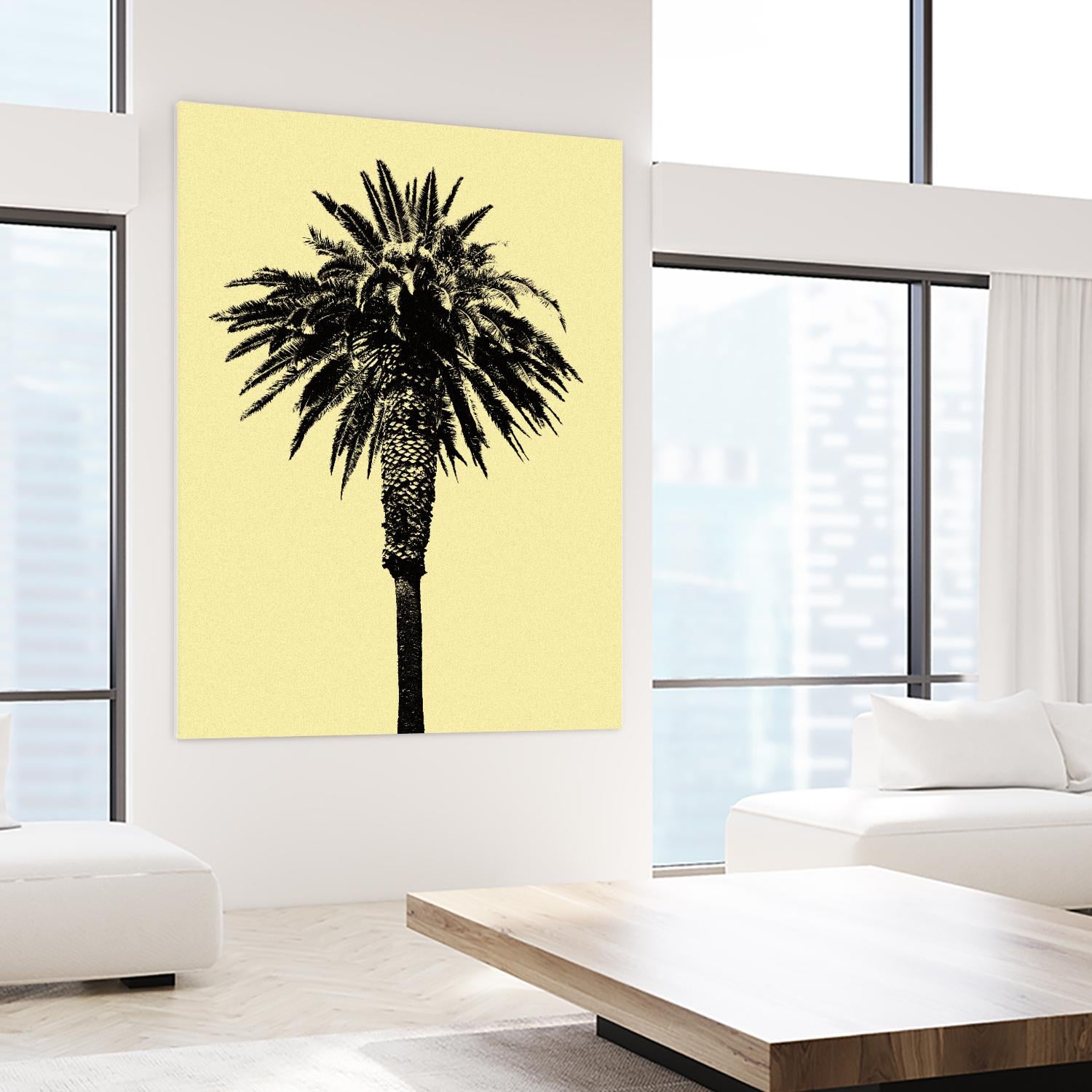 Palm Tree 1996 (Yellow) by Erik Asla on GIANT ART - multicolor photography; contemporary