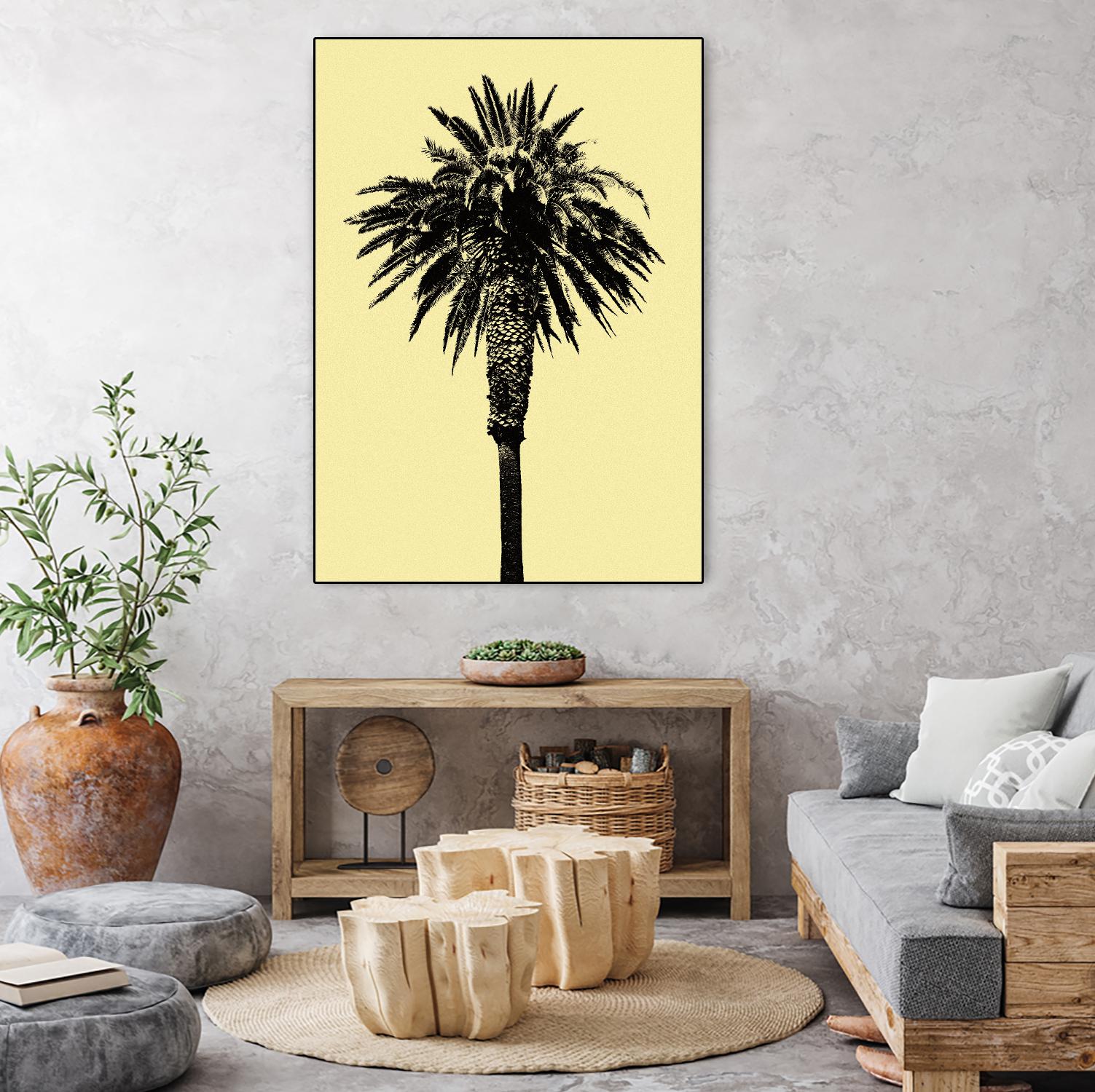 Palm Tree 1996 (Yellow) by Erik Asla on GIANT ART - multicolor photography; contemporary