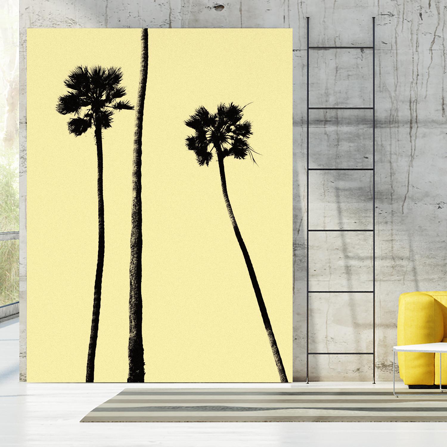 Palm Trees 2000 (Yellow) by Erik Asla on GIANT ART - multicolor photography; contemporary