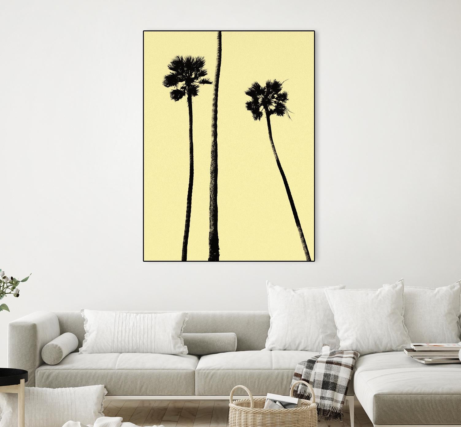 Palm Trees 2000 (Yellow) by Erik Asla on GIANT ART - multicolor photography; contemporary