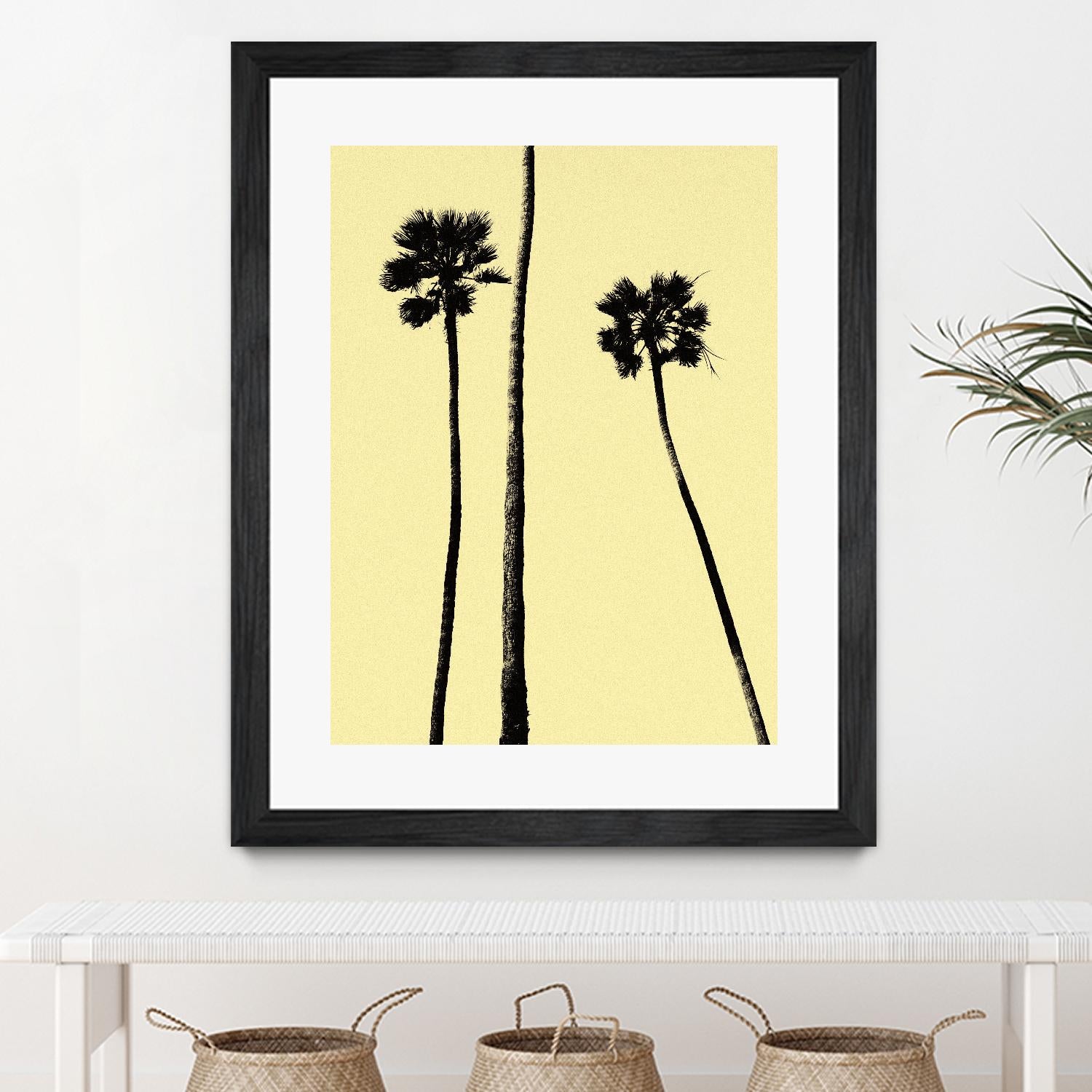 Palm Trees 2000 (Yellow) by Erik Asla on GIANT ART - multicolor photography; contemporary