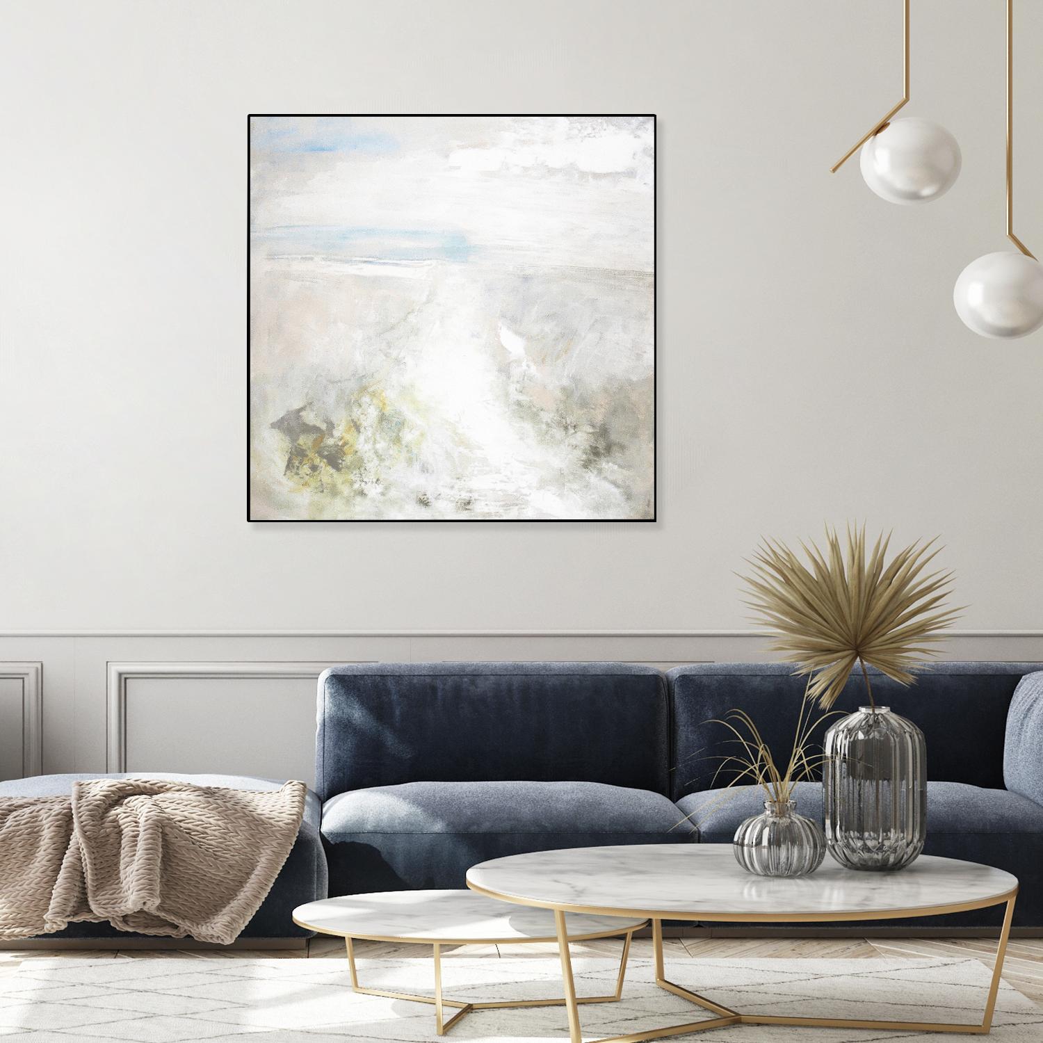 Sanibel Island by Mila Apperlo on GIANT ART - white coastal, contemporary, landscapes, beaches, ocean