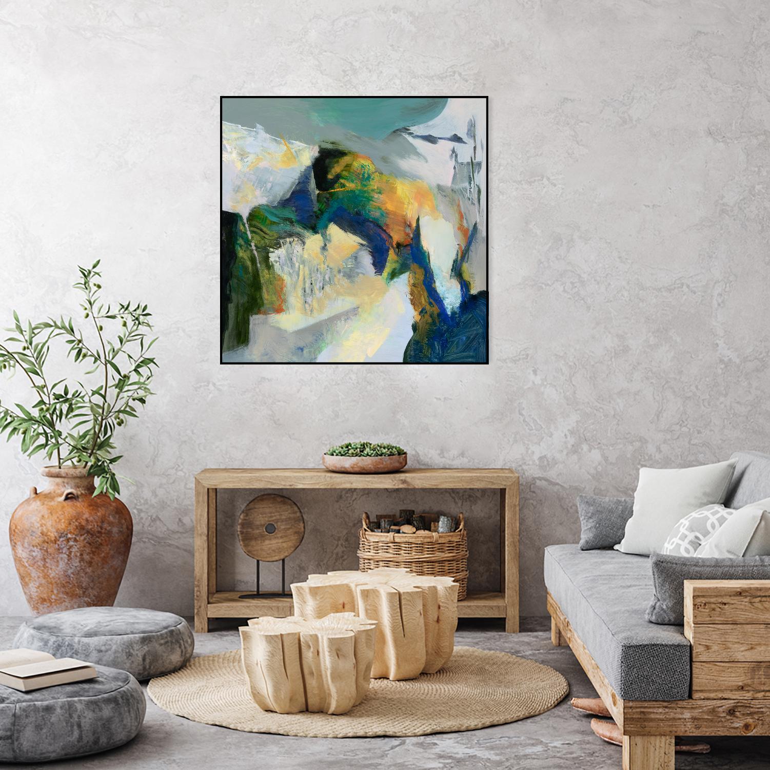 Iceberg by Emilia Arana on GIANT ART - multicolor abstracts, contemporary