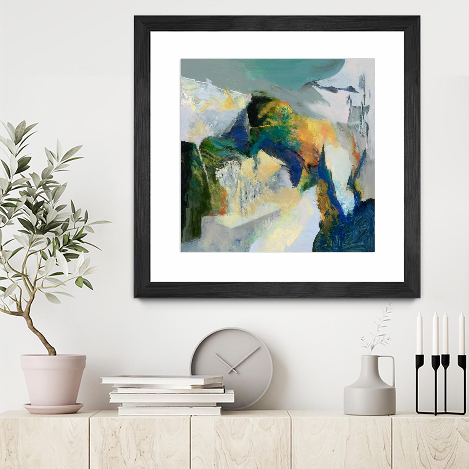 Iceberg by Emilia Arana on GIANT ART - multicolor abstracts, contemporary
