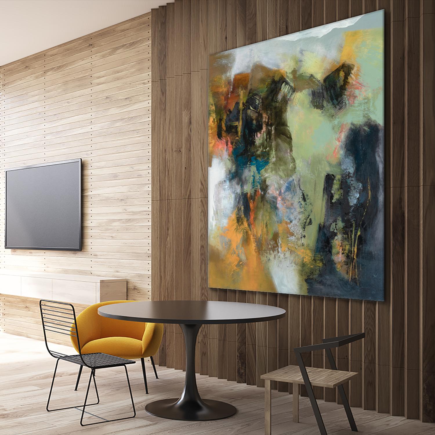 Rock Corral by Emilia Arana on GIANT ART - multicolor abstracts, contemporary