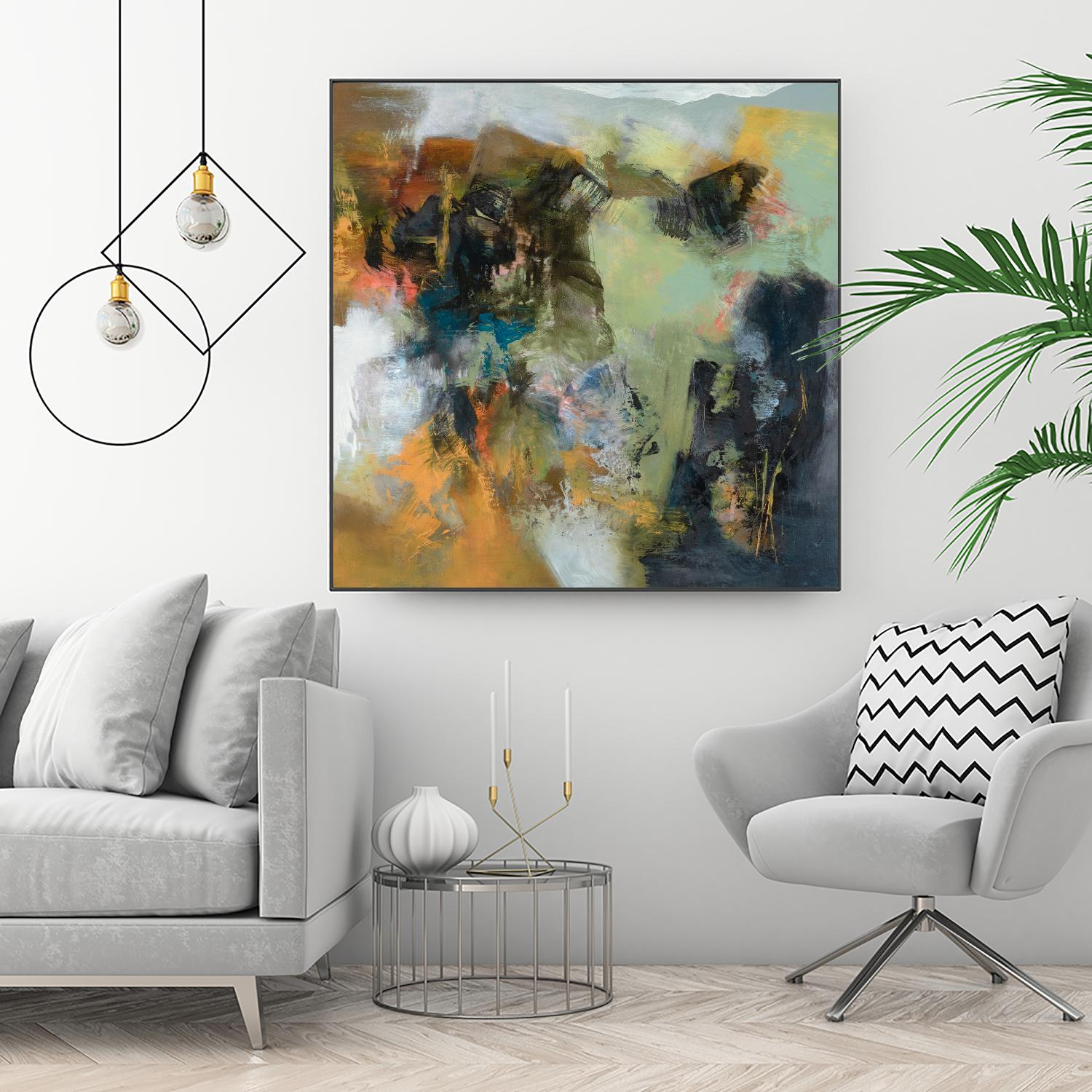 Rock Corral by Emilia Arana on GIANT ART - multicolor abstracts, contemporary