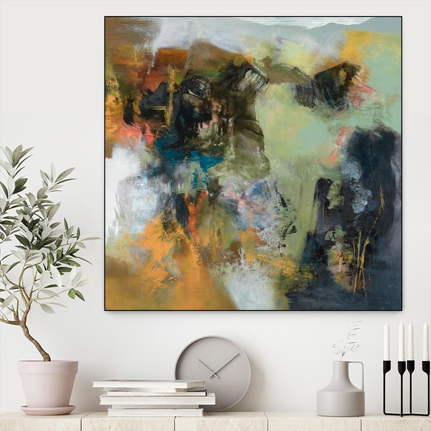 Rock Corral by Emilia Arana on GIANT ART - multicolor abstracts, contemporary