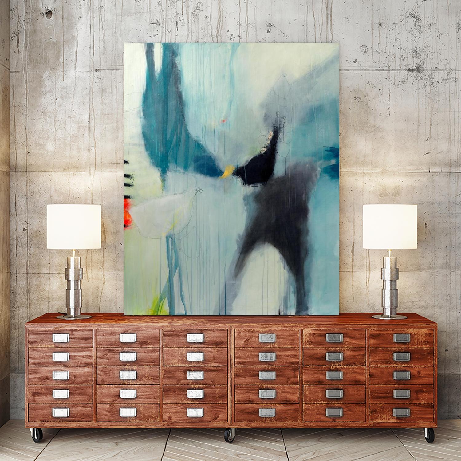 Farewell by Sidsel Brix on GIANT ART - multicolor abstracts, contemporary