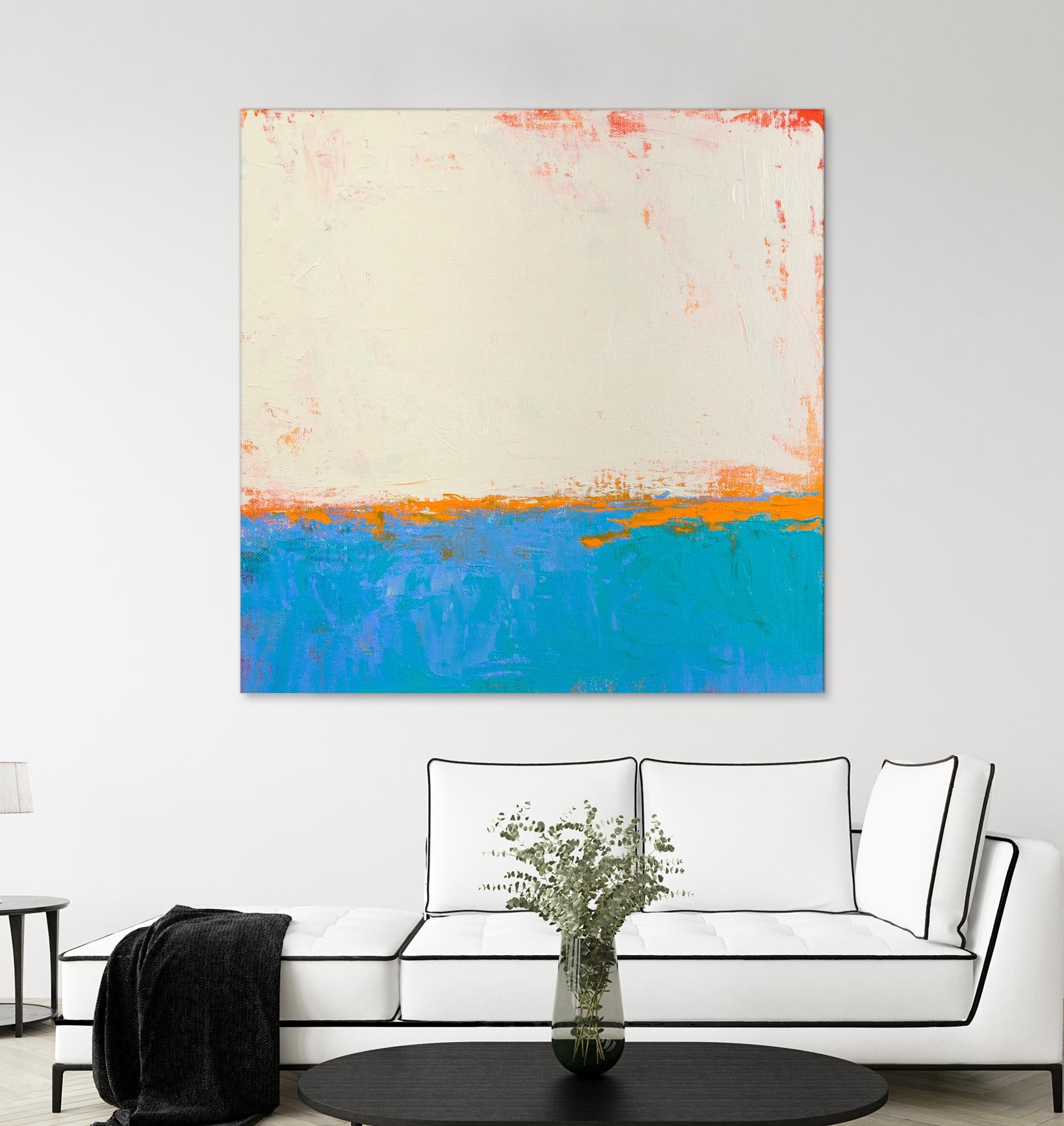Calm seas by Don Bishop on GIANT ART - beige abstract