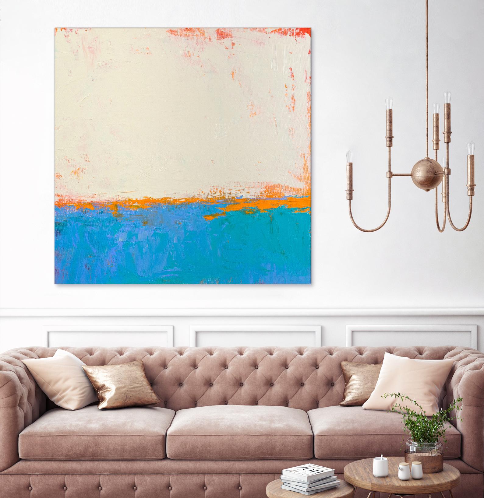 Calm seas by Don Bishop on GIANT ART - beige abstract