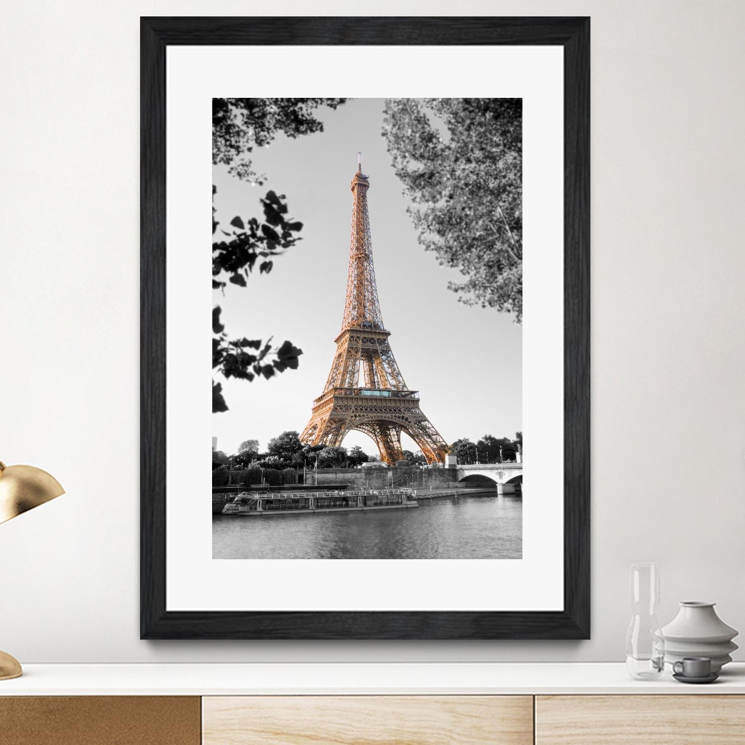 Matin sur la Seine by Alan Blaustein on GIANT ART - multicolor photography; people/places; landscapes