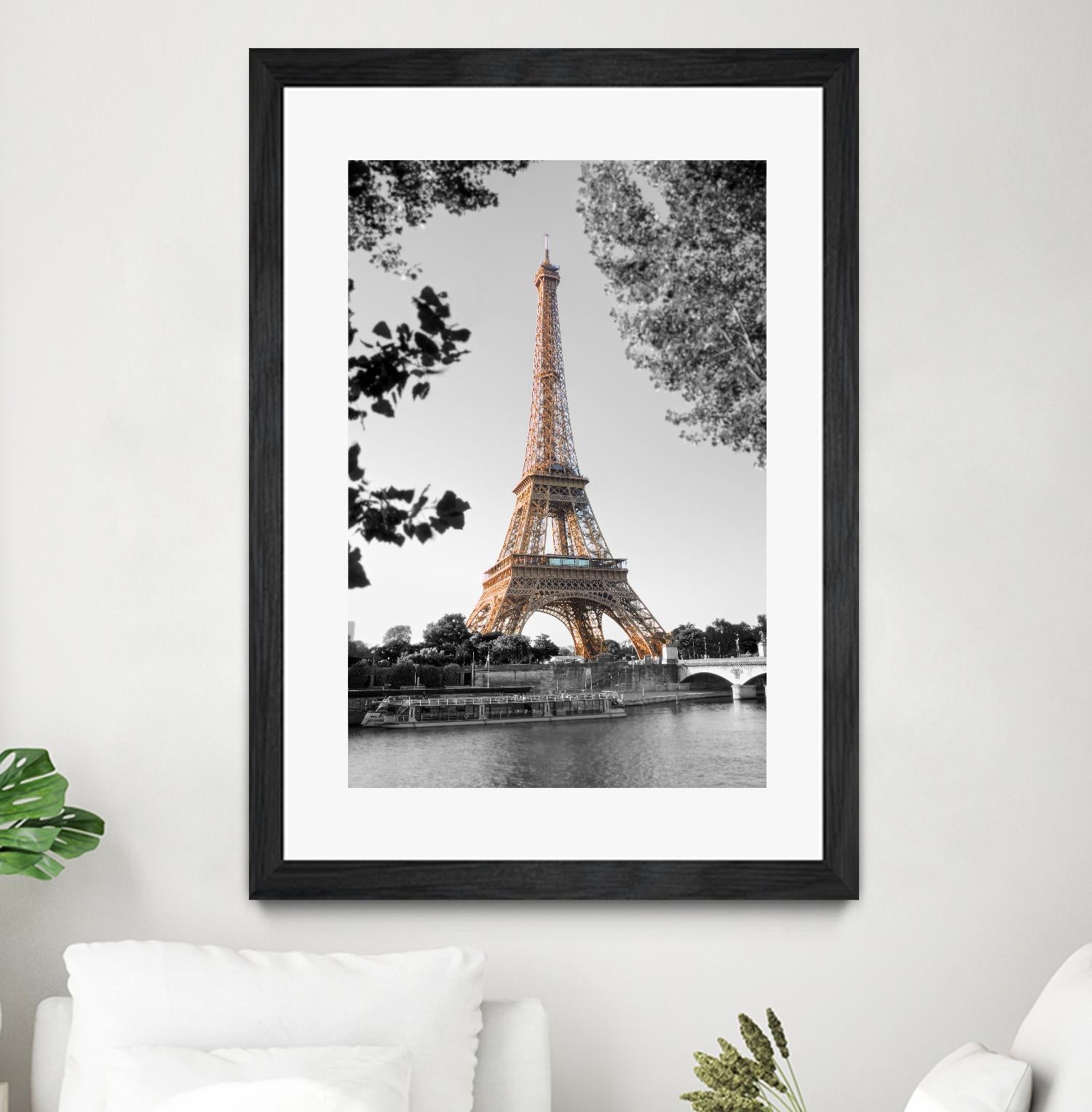 Matin sur la Seine by Alan Blaustein on GIANT ART - multicolor photography; people/places; landscapes