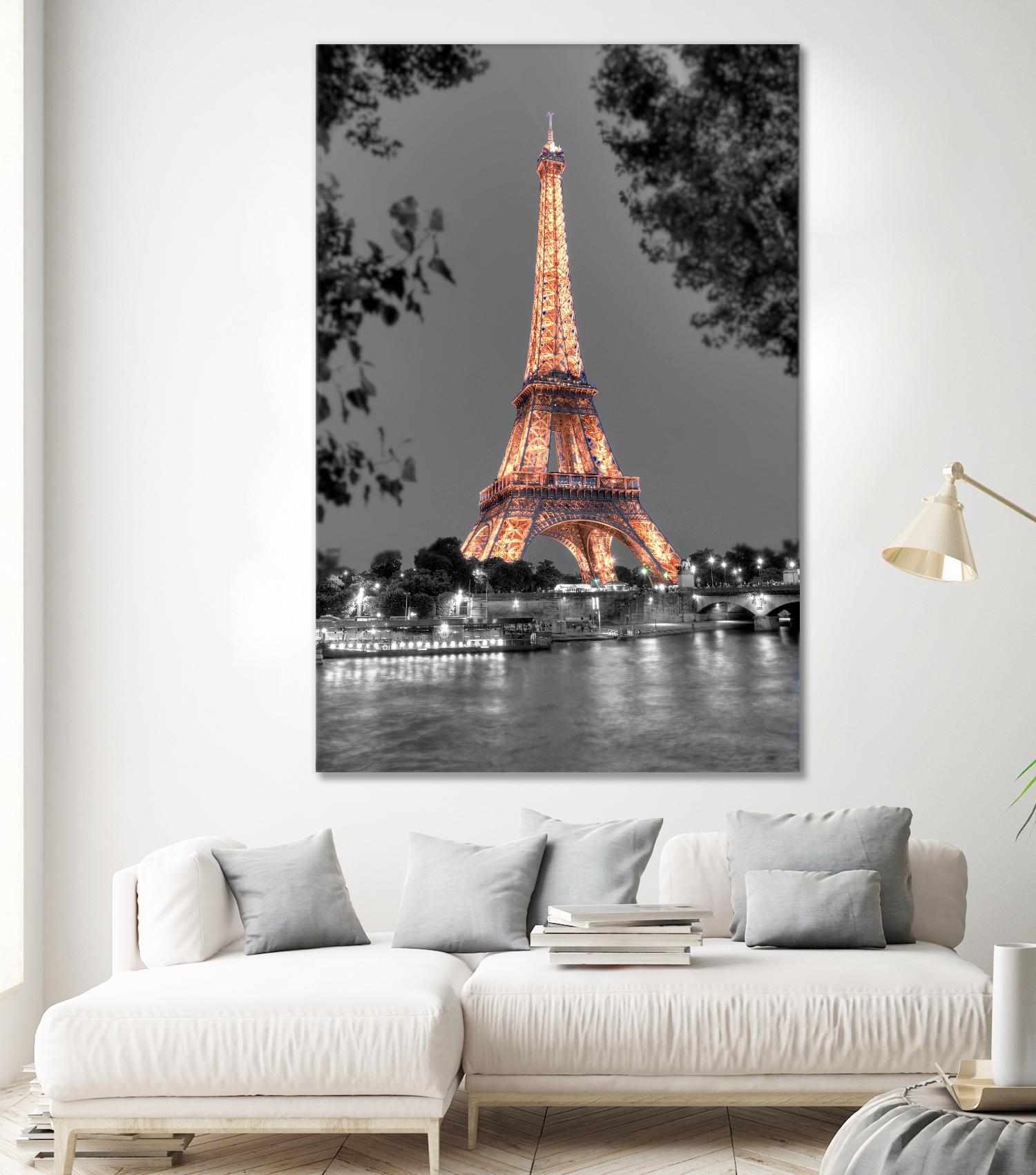 Nuit sur la Seine by Alan Blaustein on GIANT ART - multicolor photography; landscapes; people/places