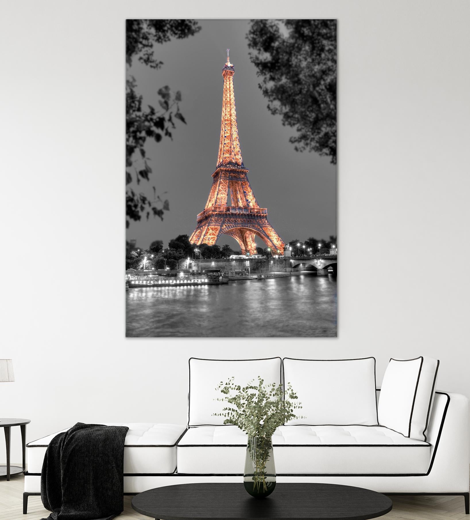 Nuit sur la Seine by Alan Blaustein on GIANT ART - multicolor photography; landscapes; people/places