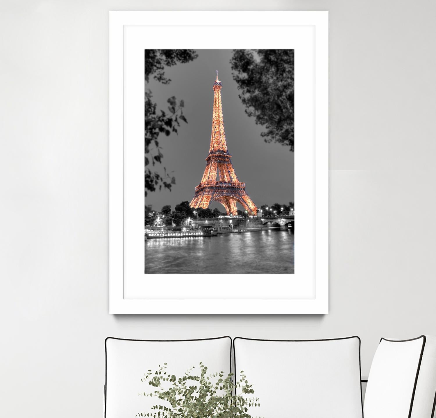 Nuit sur la Seine by Alan Blaustein on GIANT ART - multicolor photography; landscapes; people/places