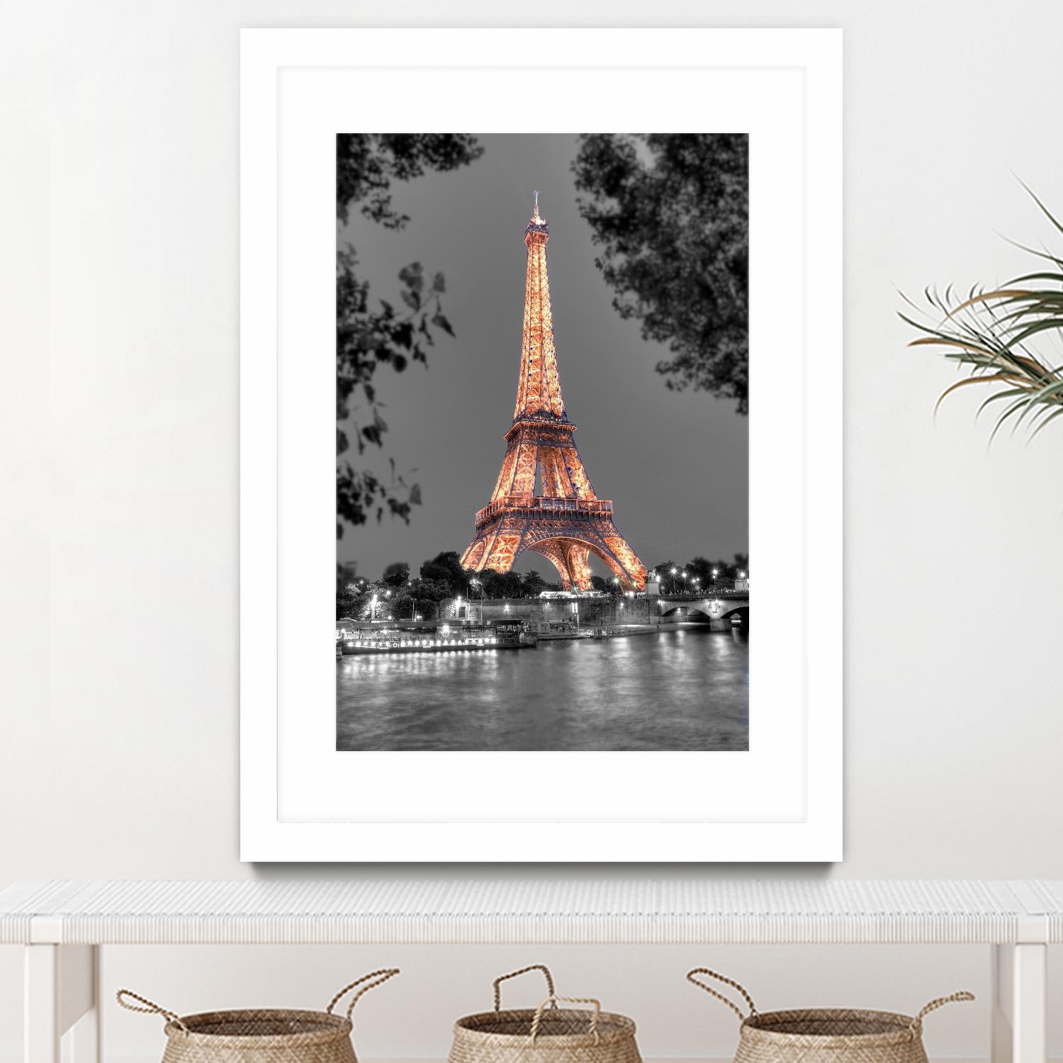 Nuit sur la Seine by Alan Blaustein on GIANT ART - multicolor photography; landscapes; people/places