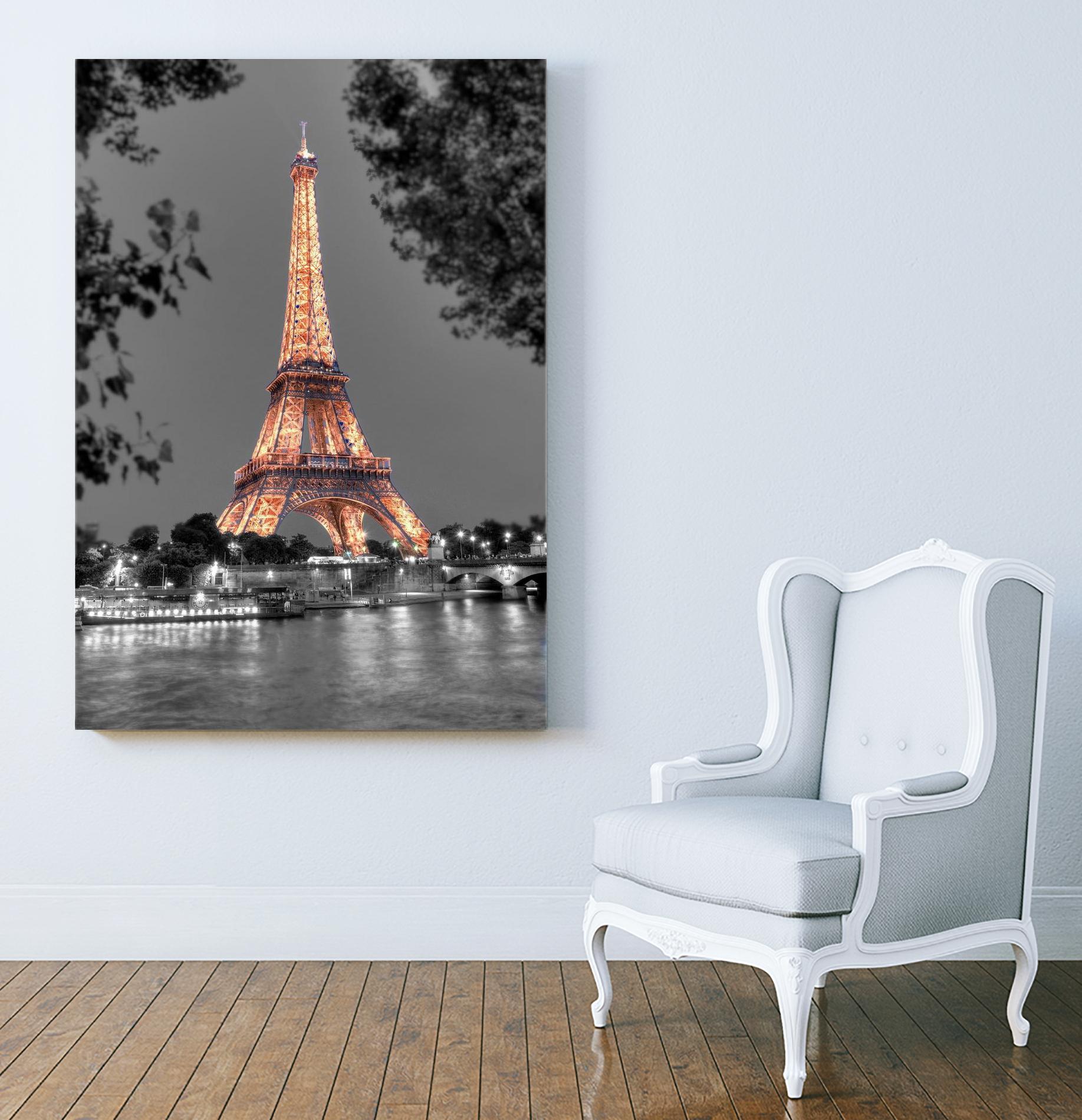 Nuit sur la Seine by Alan Blaustein on GIANT ART - multicolor photography; landscapes; people/places