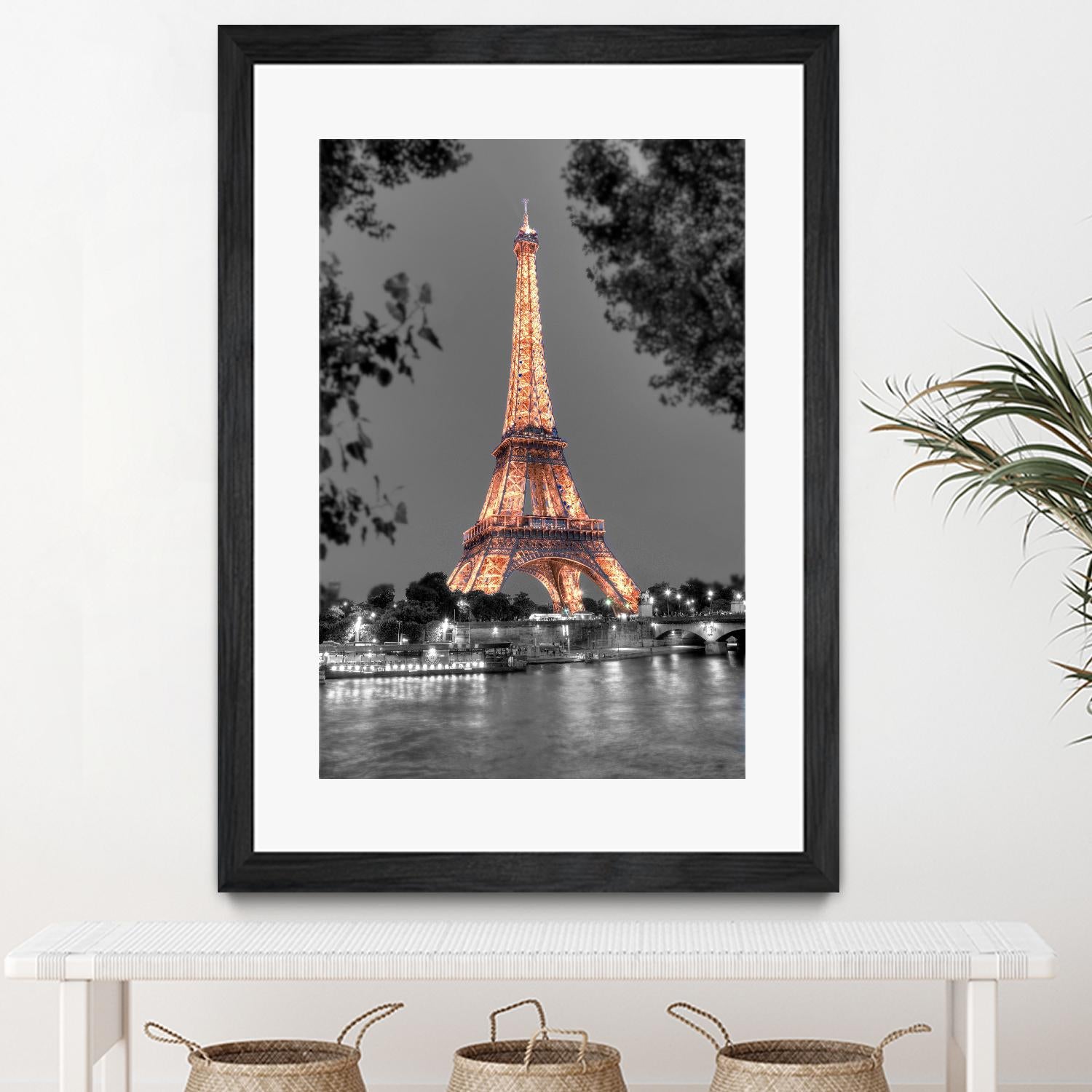 Nuit sur la Seine by Alan Blaustein on GIANT ART - multicolor photography; landscapes; people/places