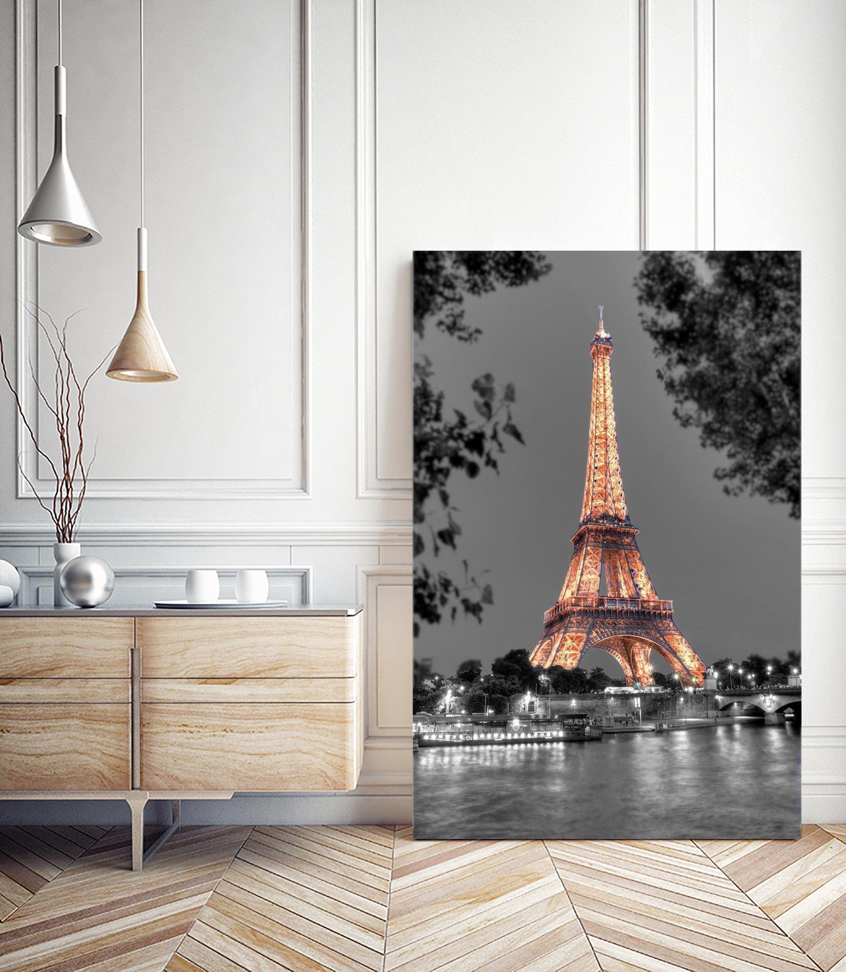 Nuit sur la Seine by Alan Blaustein on GIANT ART - multicolor photography; landscapes; people/places