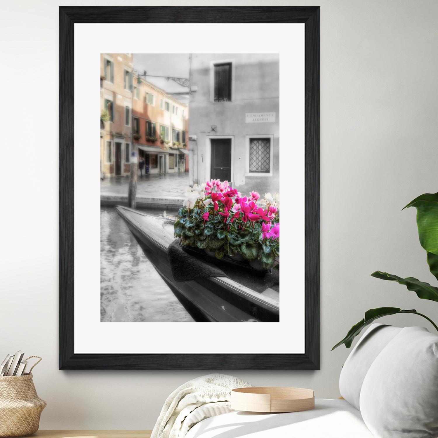 Canal Fiori #1 by Alan Blaustein on GIANT ART - multicolor photography; landscapes