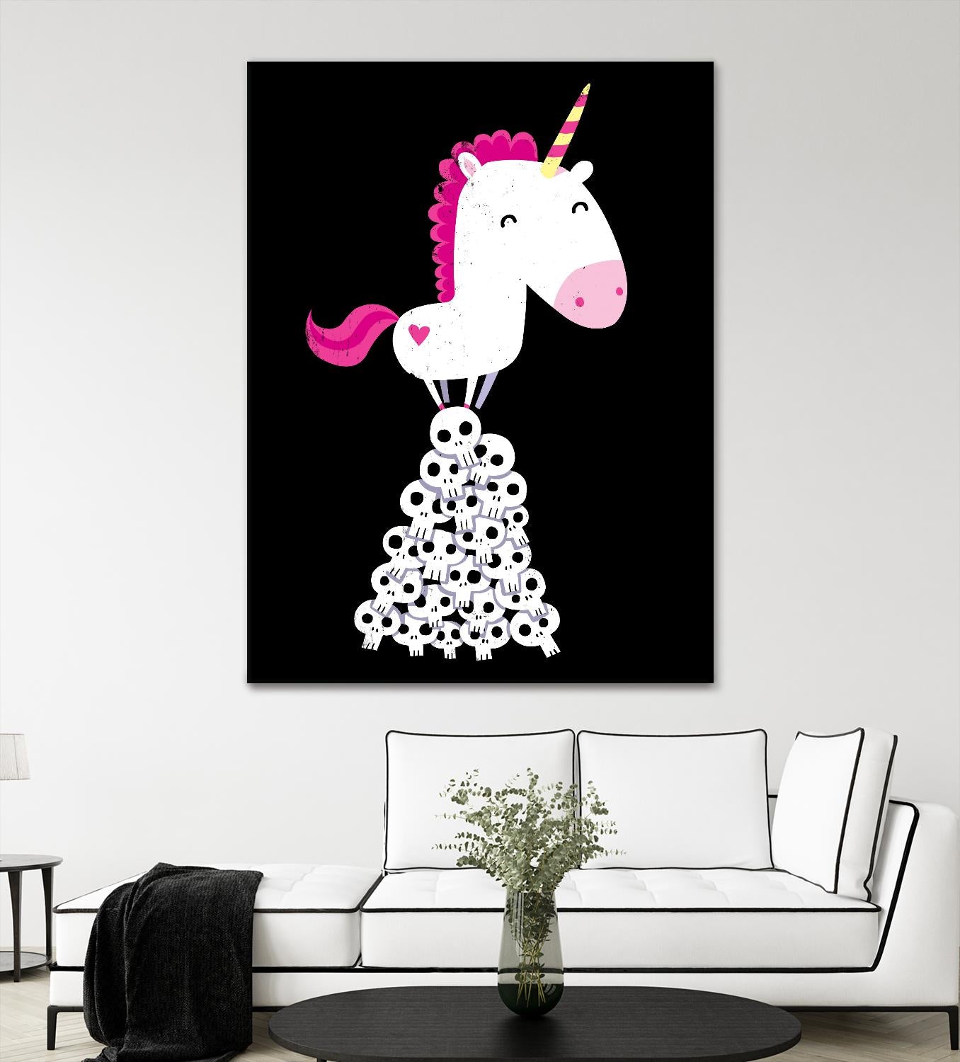 Killer Unicorn by Michael Buxton on GIANT ART - multicolor urban/pop surrealism; contemporary; animals
