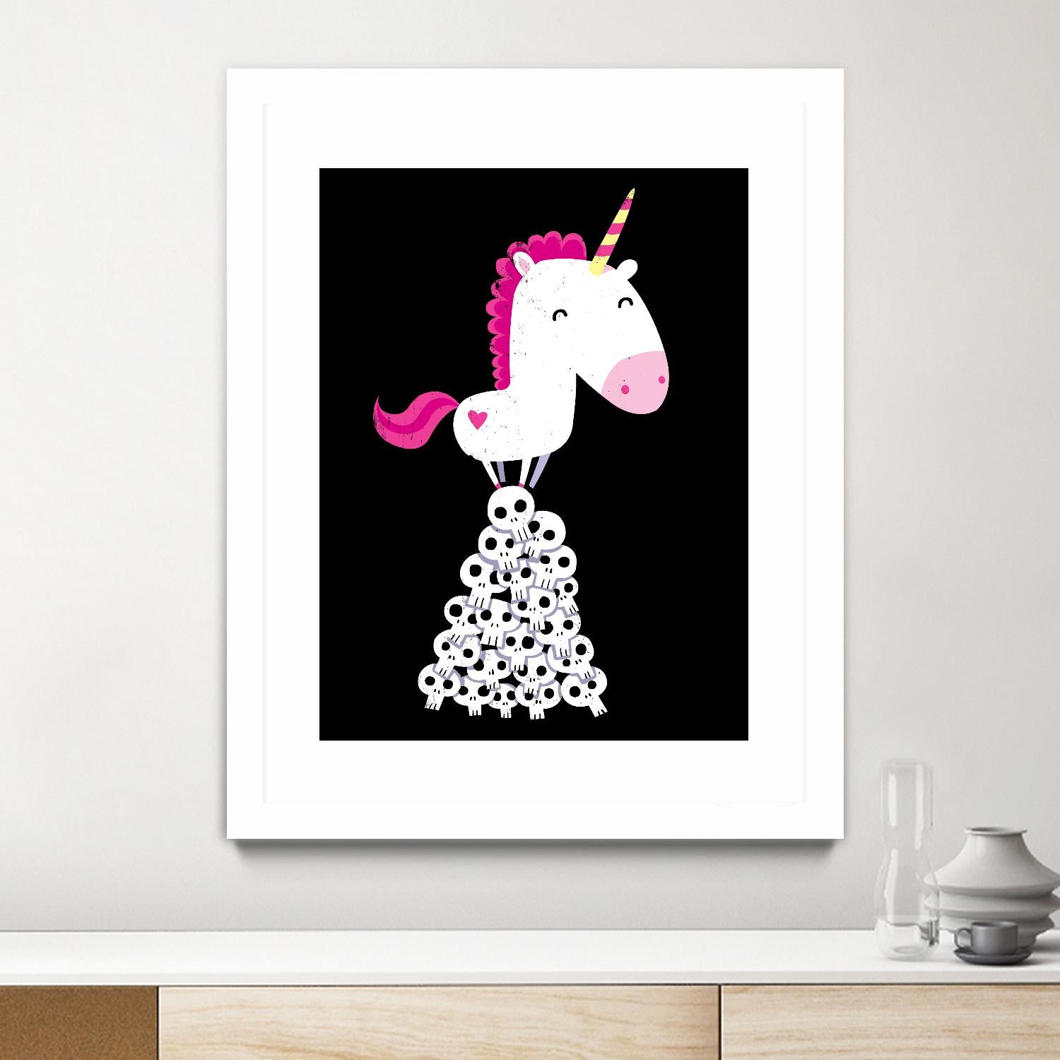 Killer Unicorn by Michael Buxton on GIANT ART - multicolor urban/pop surrealism; contemporary; animals