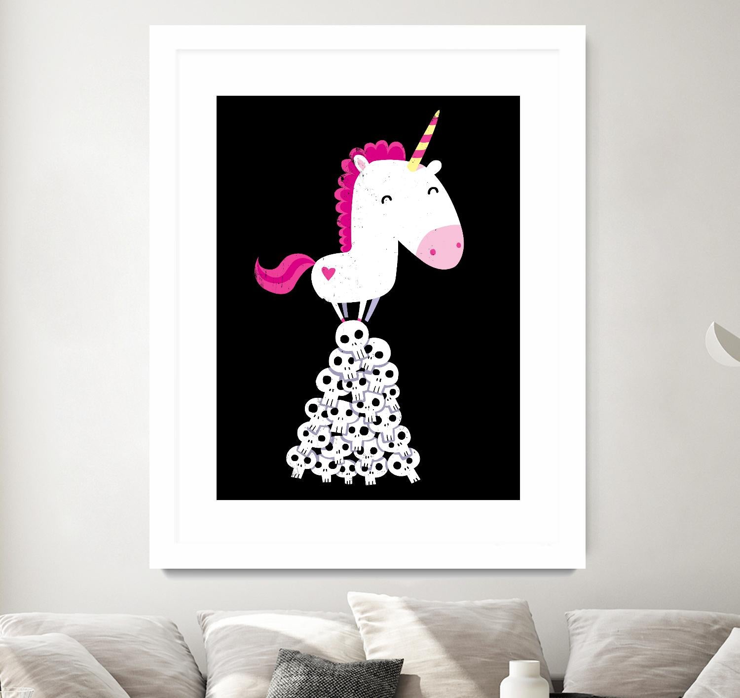 Killer Unicorn by Michael Buxton on GIANT ART - multicolor urban/pop surrealism; contemporary; animals