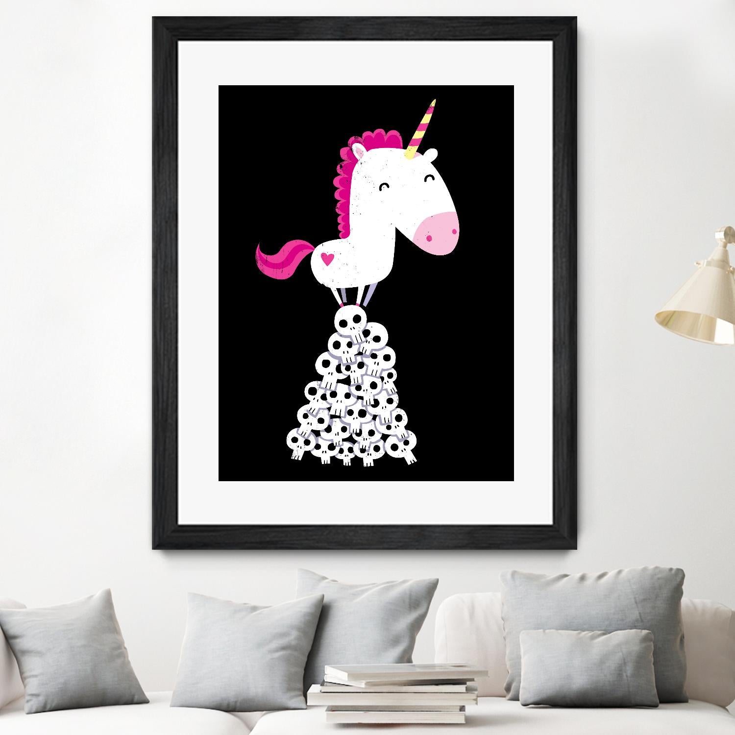 Killer Unicorn by Michael Buxton on GIANT ART - multicolor urban/pop surrealism; contemporary; animals