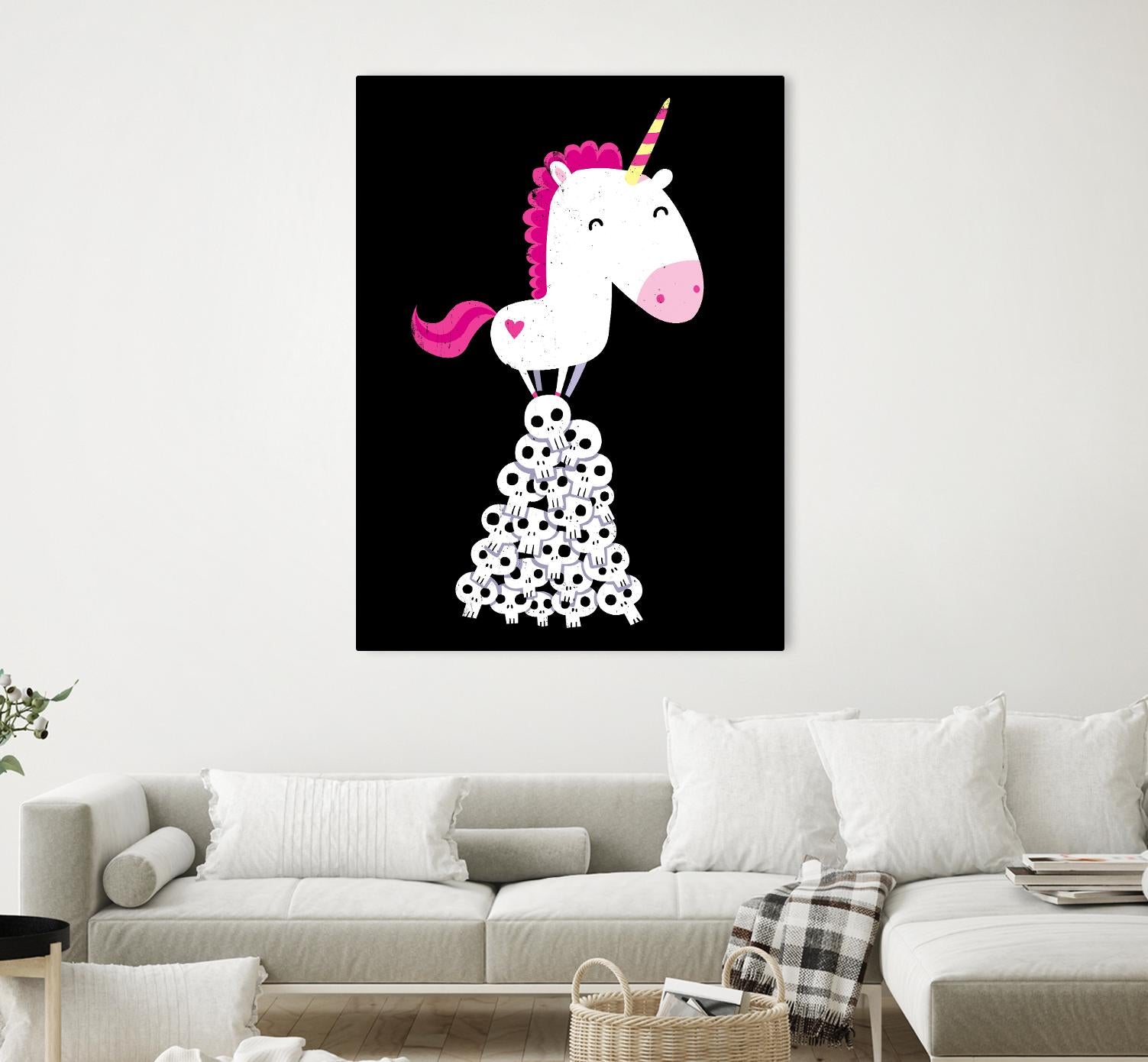 Killer Unicorn by Michael Buxton on GIANT ART - multicolor urban/pop surrealism; contemporary; animals