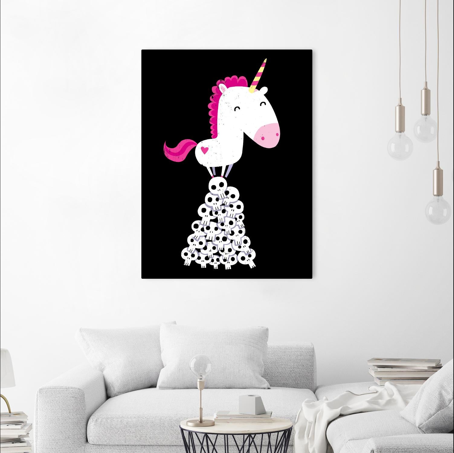 Killer Unicorn by Michael Buxton on GIANT ART - multicolor urban/pop surrealism; contemporary; animals