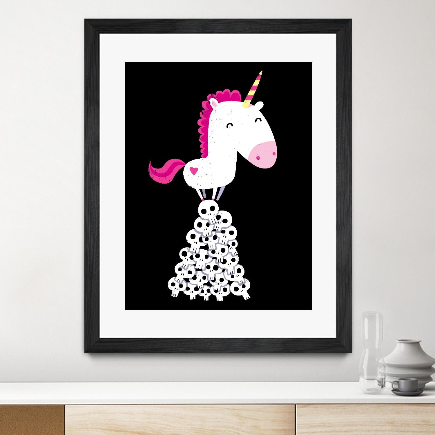 Killer Unicorn by Michael Buxton on GIANT ART - multicolor urban/pop surrealism; contemporary; animals