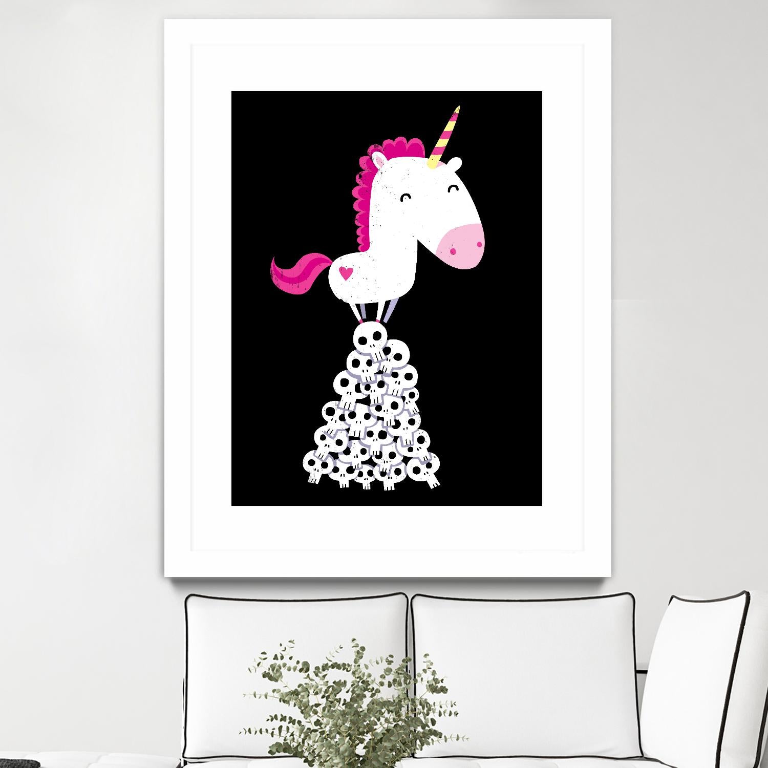 Killer Unicorn by Michael Buxton on GIANT ART - multicolor urban/pop surrealism; contemporary; animals