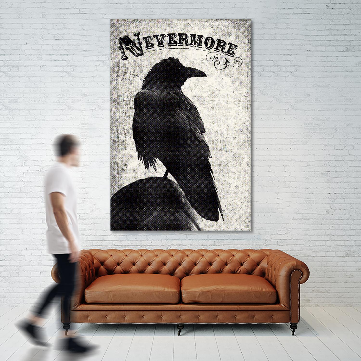 Nevermore by Michael Buxton on GIANT ART - multicolor urban/pop surrealism; contemporary; animals