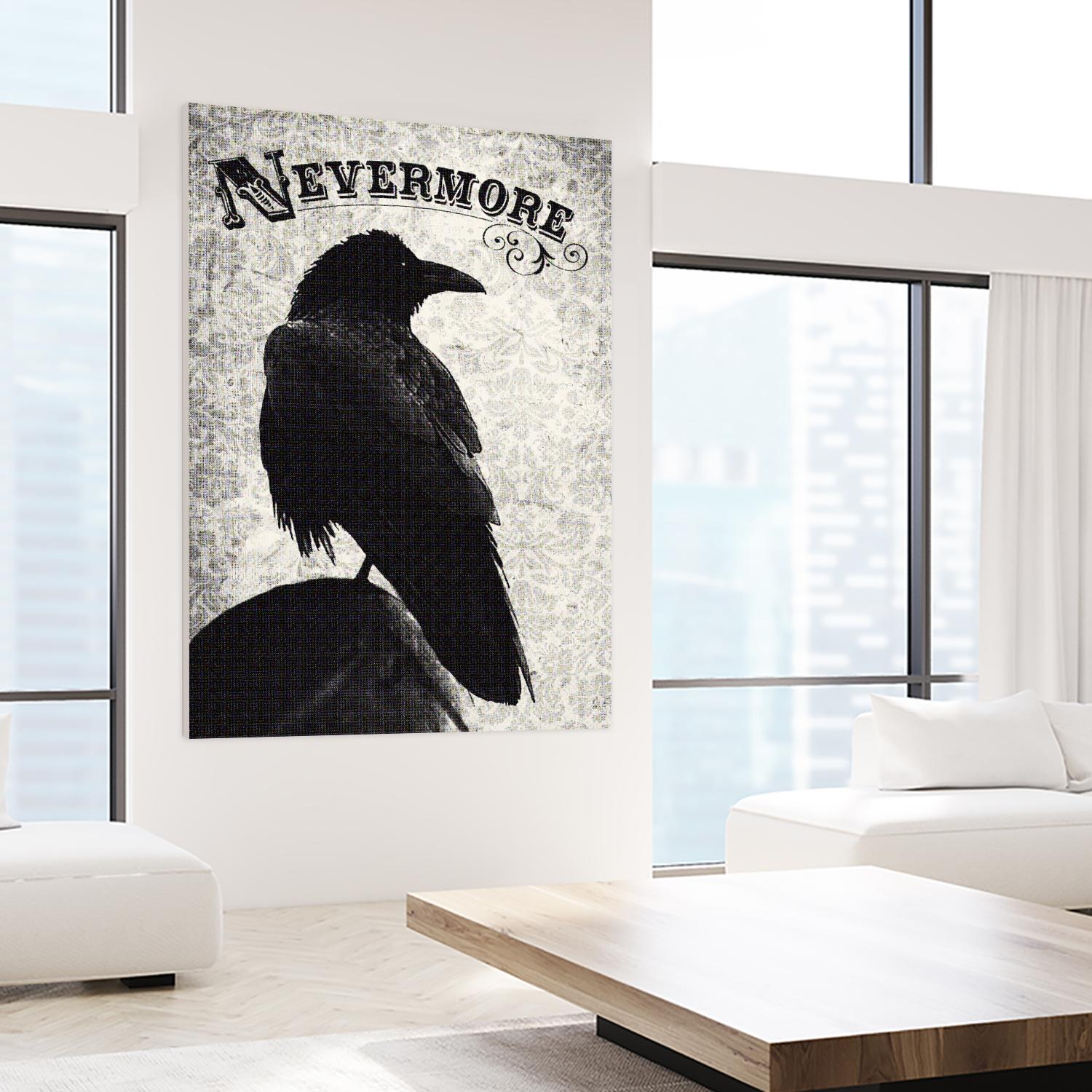 Nevermore by Michael Buxton on GIANT ART - multicolor urban/pop surrealism; contemporary; animals