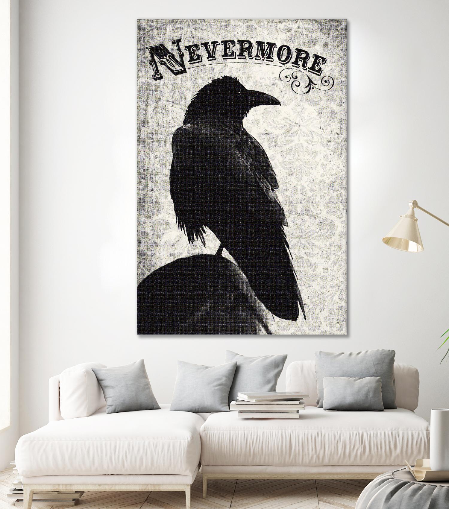 Nevermore by Michael Buxton on GIANT ART - multicolor urban/pop surrealism; contemporary; animals